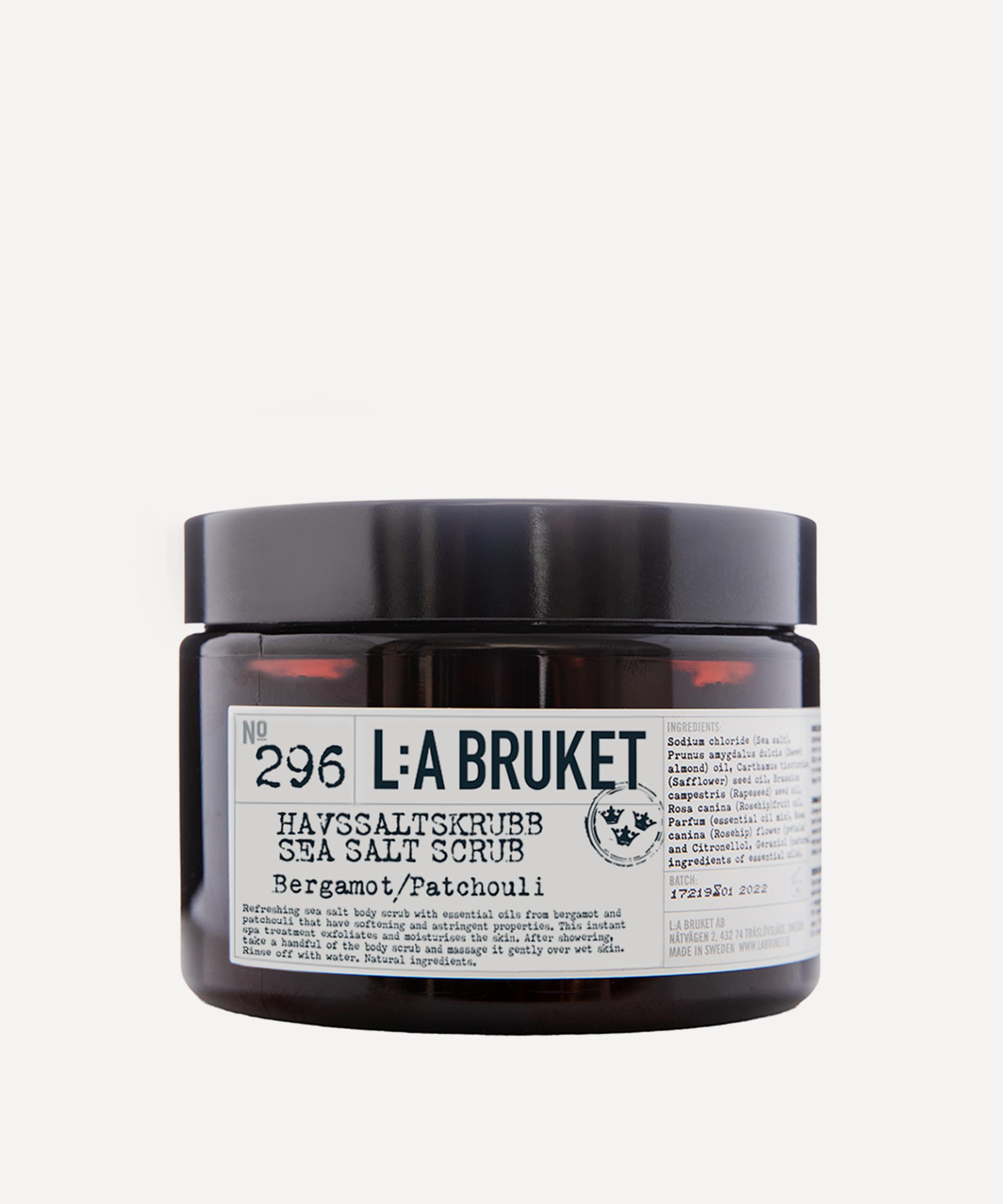 LA Bruket - Sea Salt Scrub Bergamot/Patchouli 420g image number 0