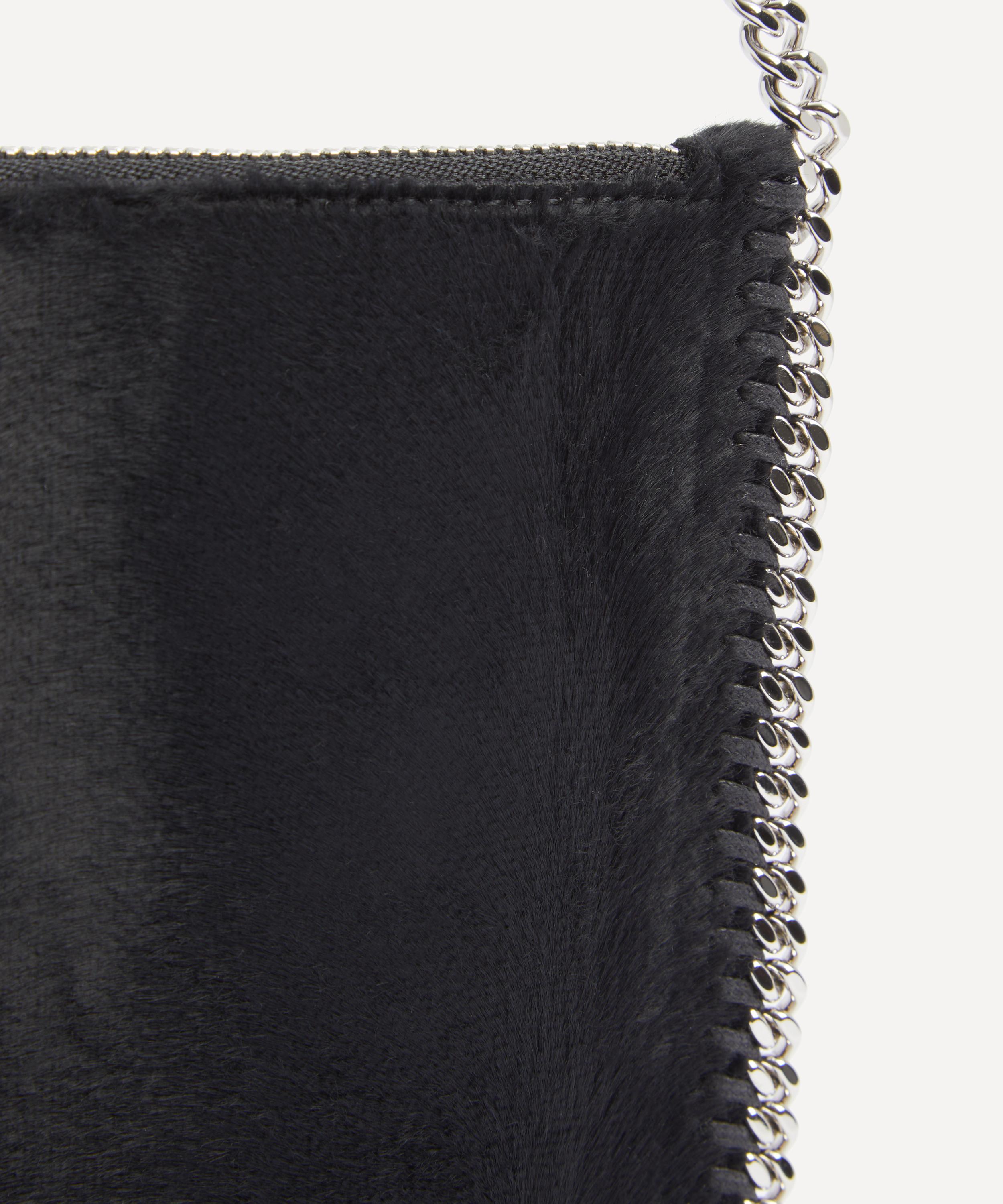 Stella McCartney - Falabella Pochette Velvet Shoulder Bag image number 4