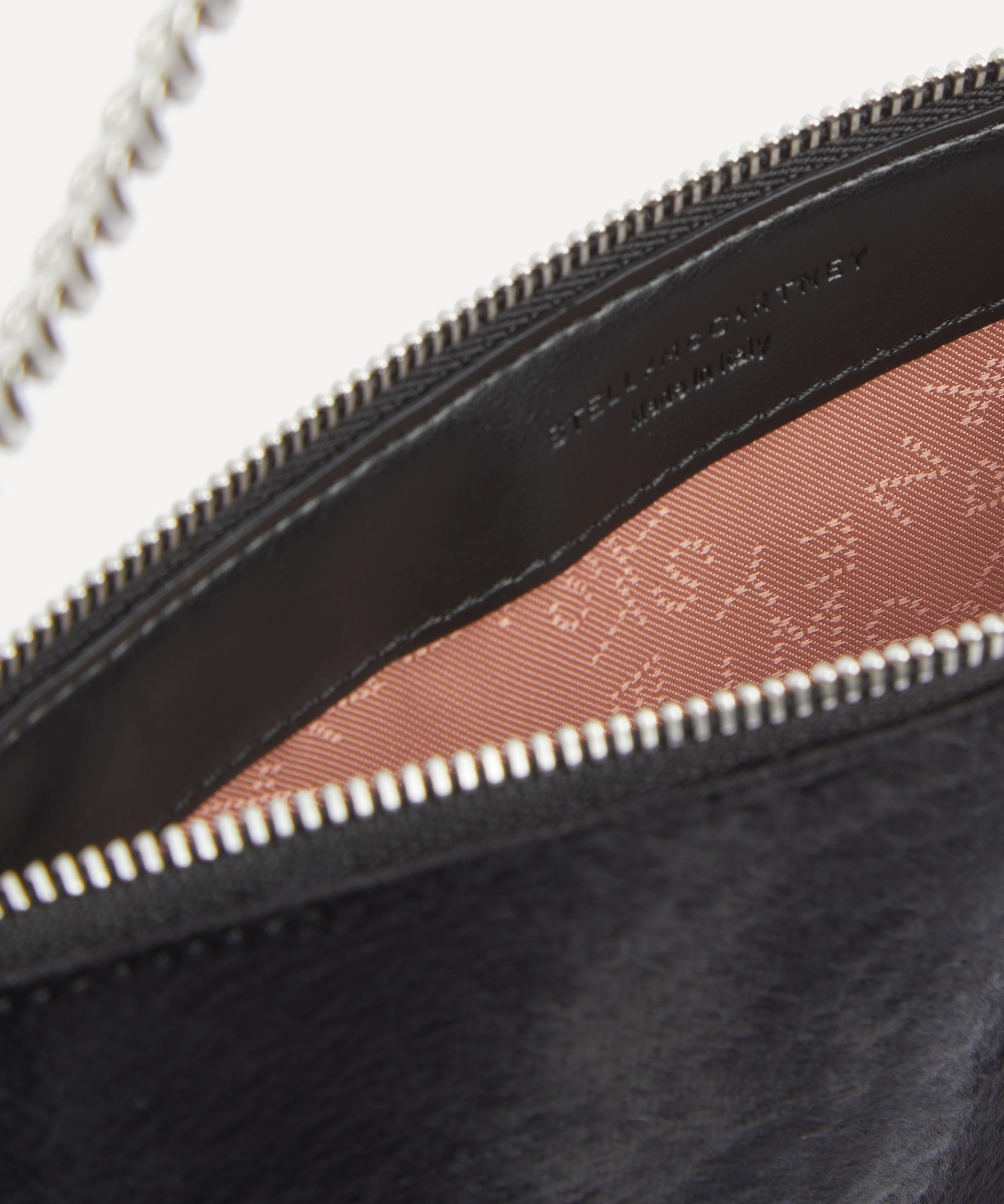 Stella McCartney - Falabella Pochette Velvet Shoulder Bag image number 5