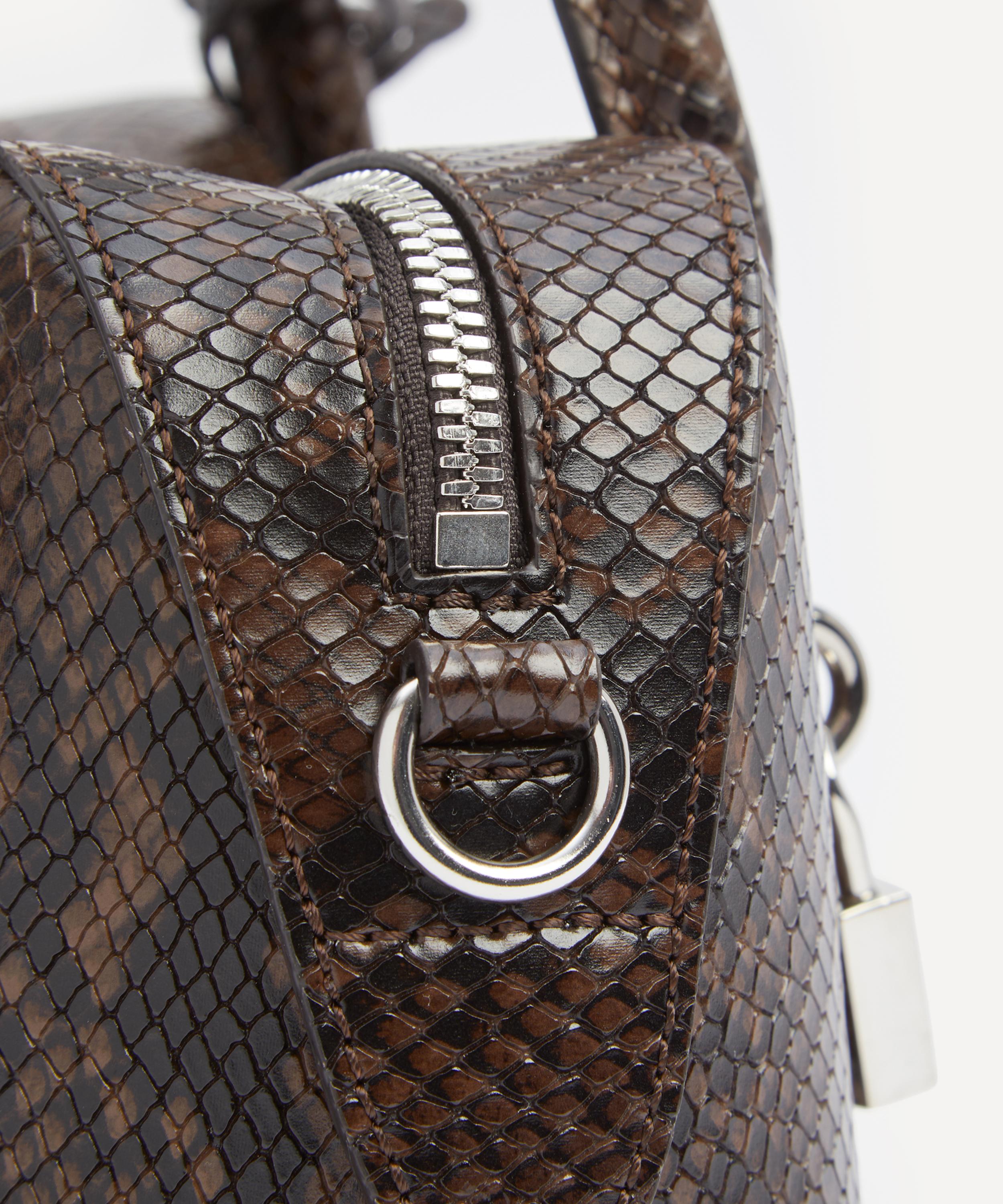 Stella McCartney - Ryder Snake Embossed Small Bag image number 4