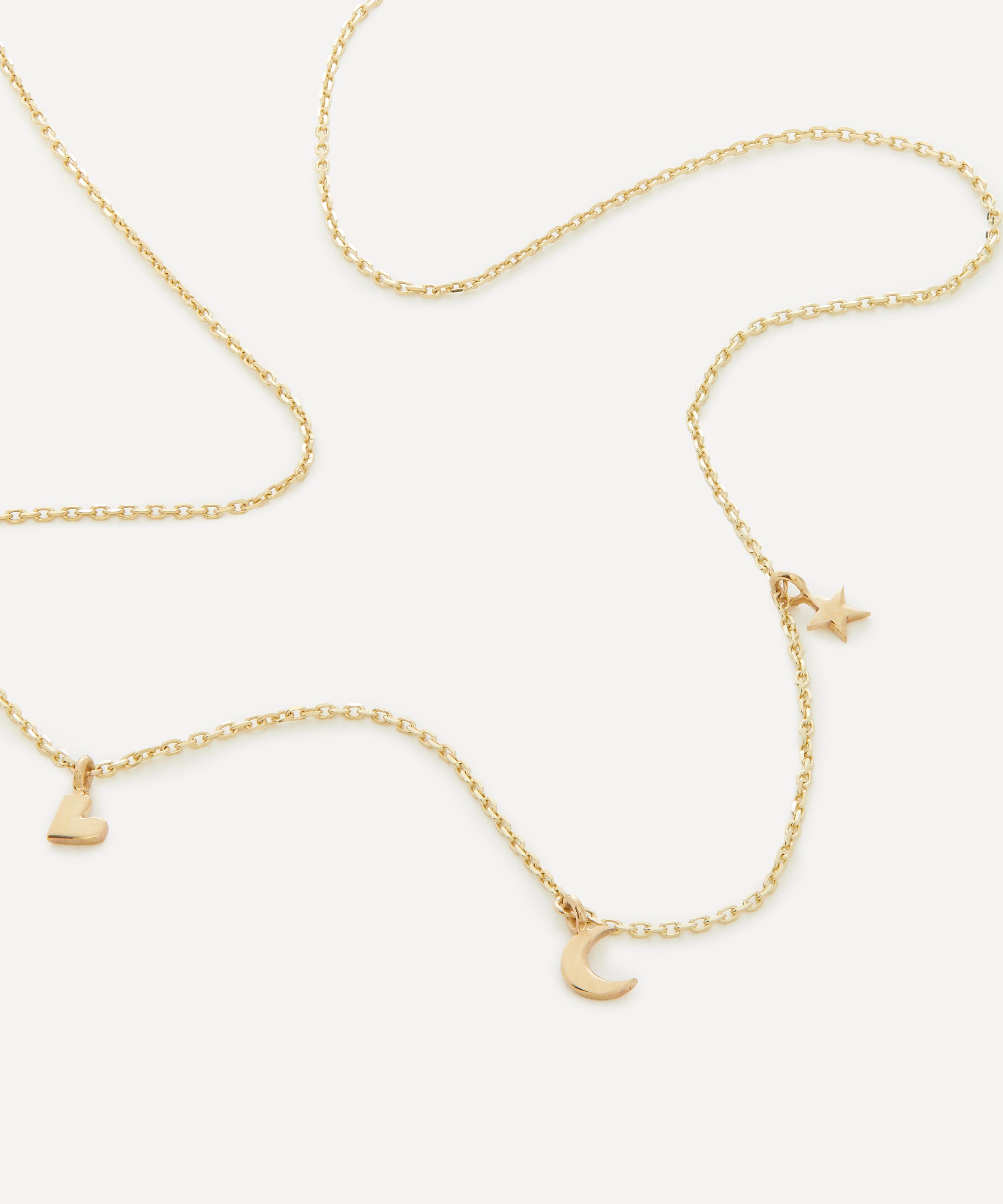 AURUM + GREY - 9ct Gold Sweet Dreams Chain Necklace image number 1