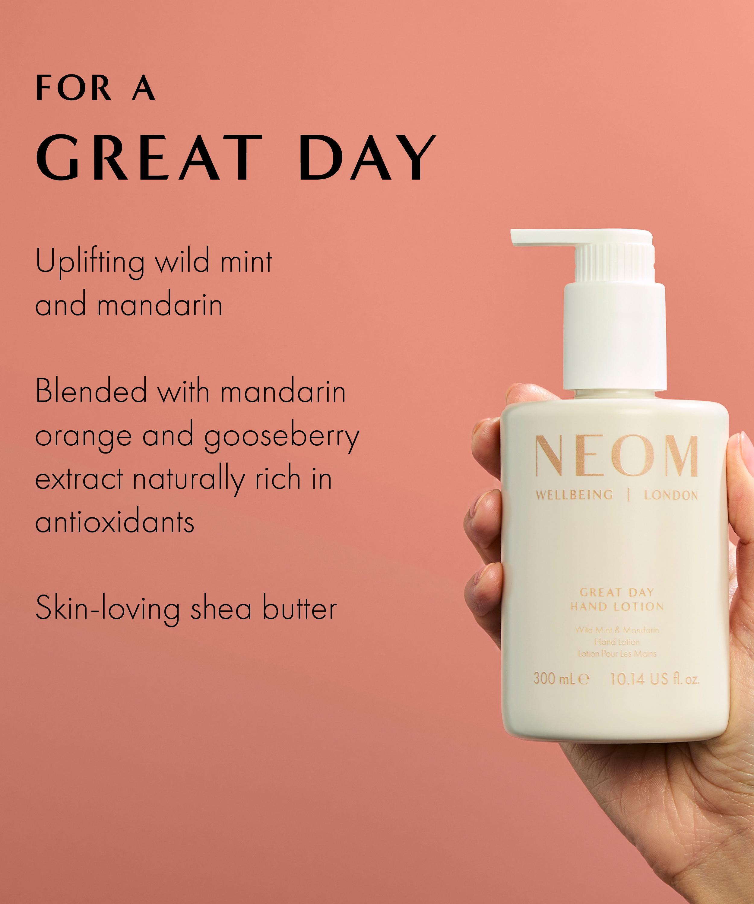 NEOM Wellbeing London - Great Day Hand Lotion 300ml image number 1