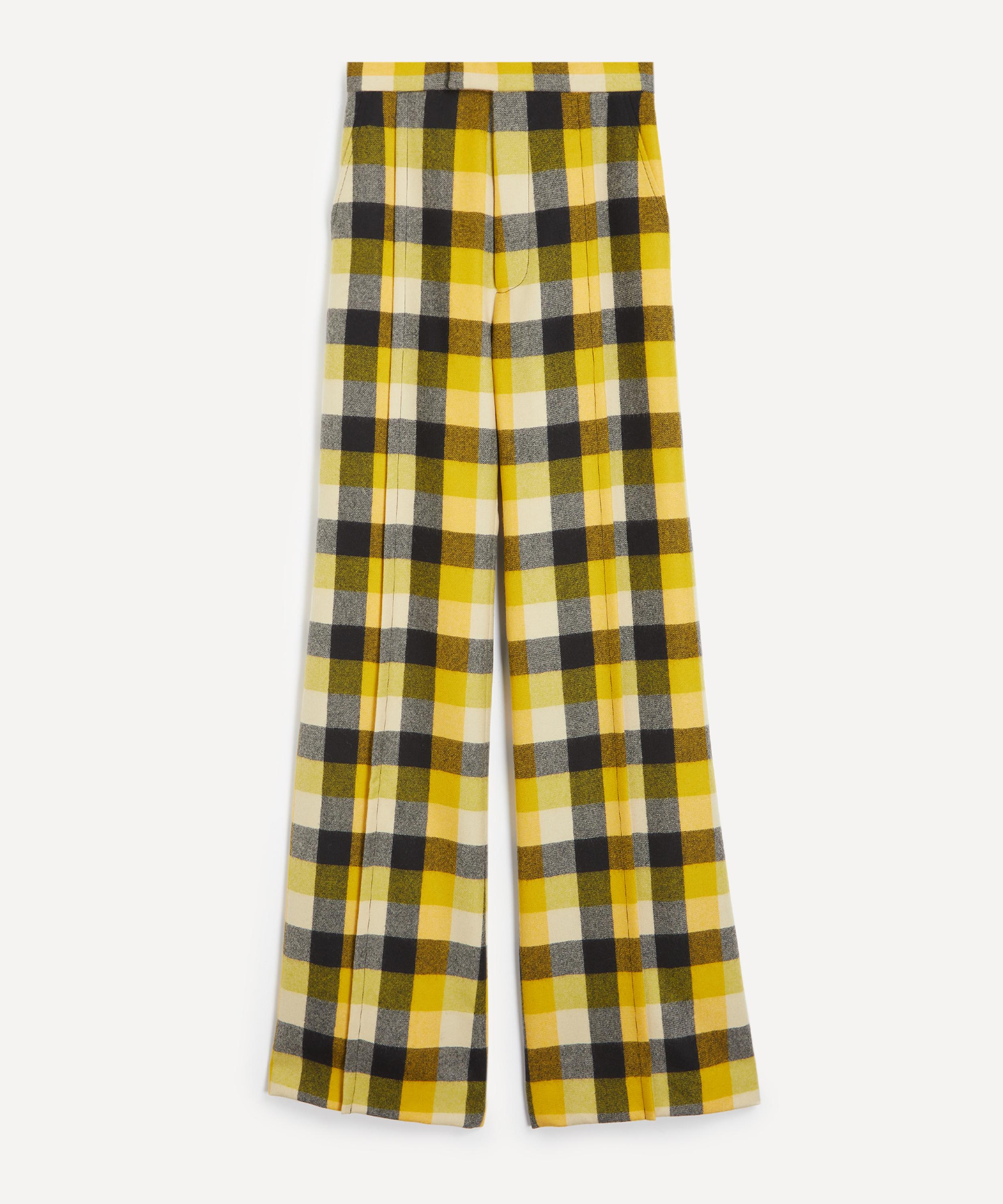 Vivienne Westwood - Wide-Leg Pixel Check Trousers