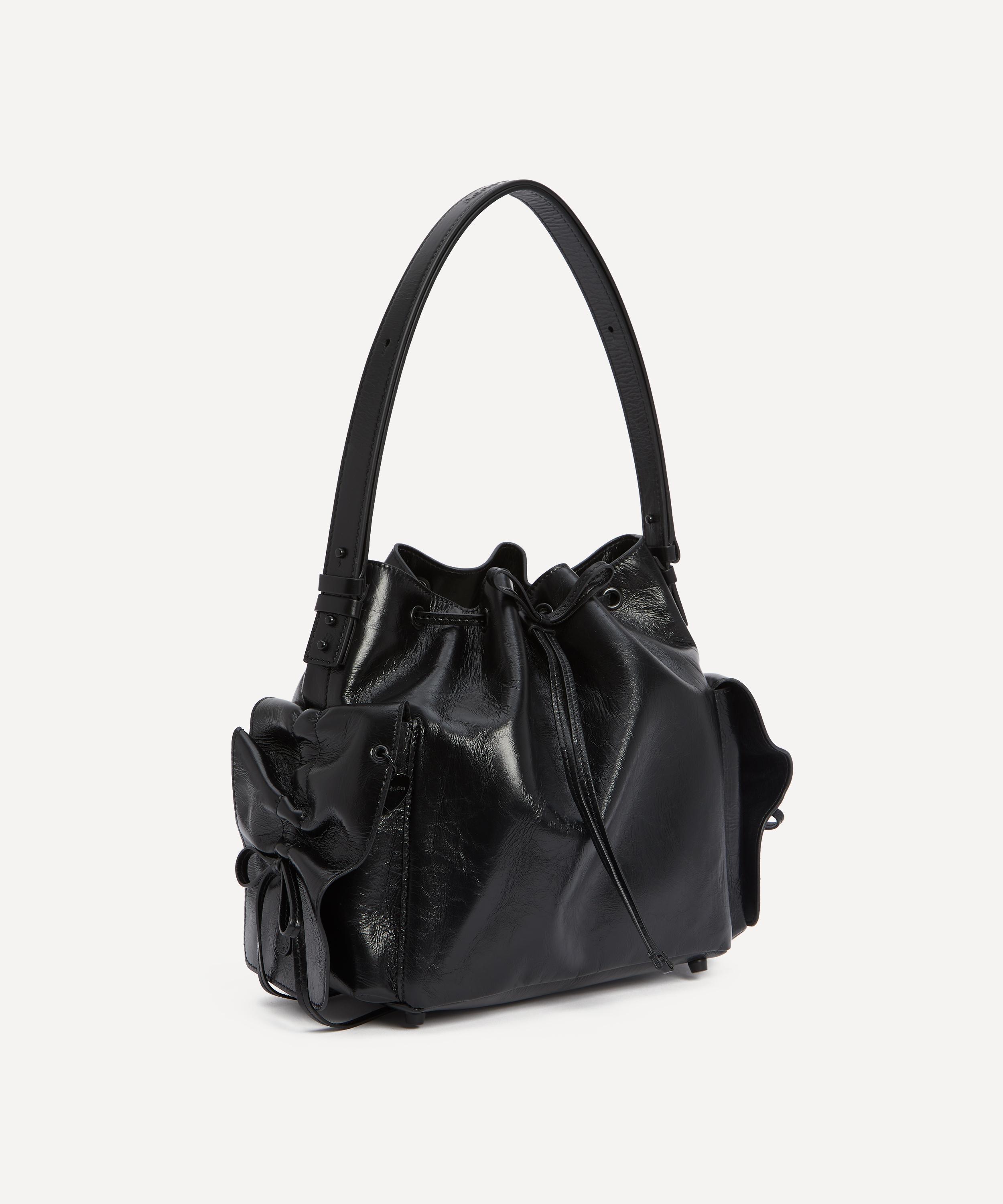 Acne Studios - Multi-Pocket Leather Bucket Bag image number 2