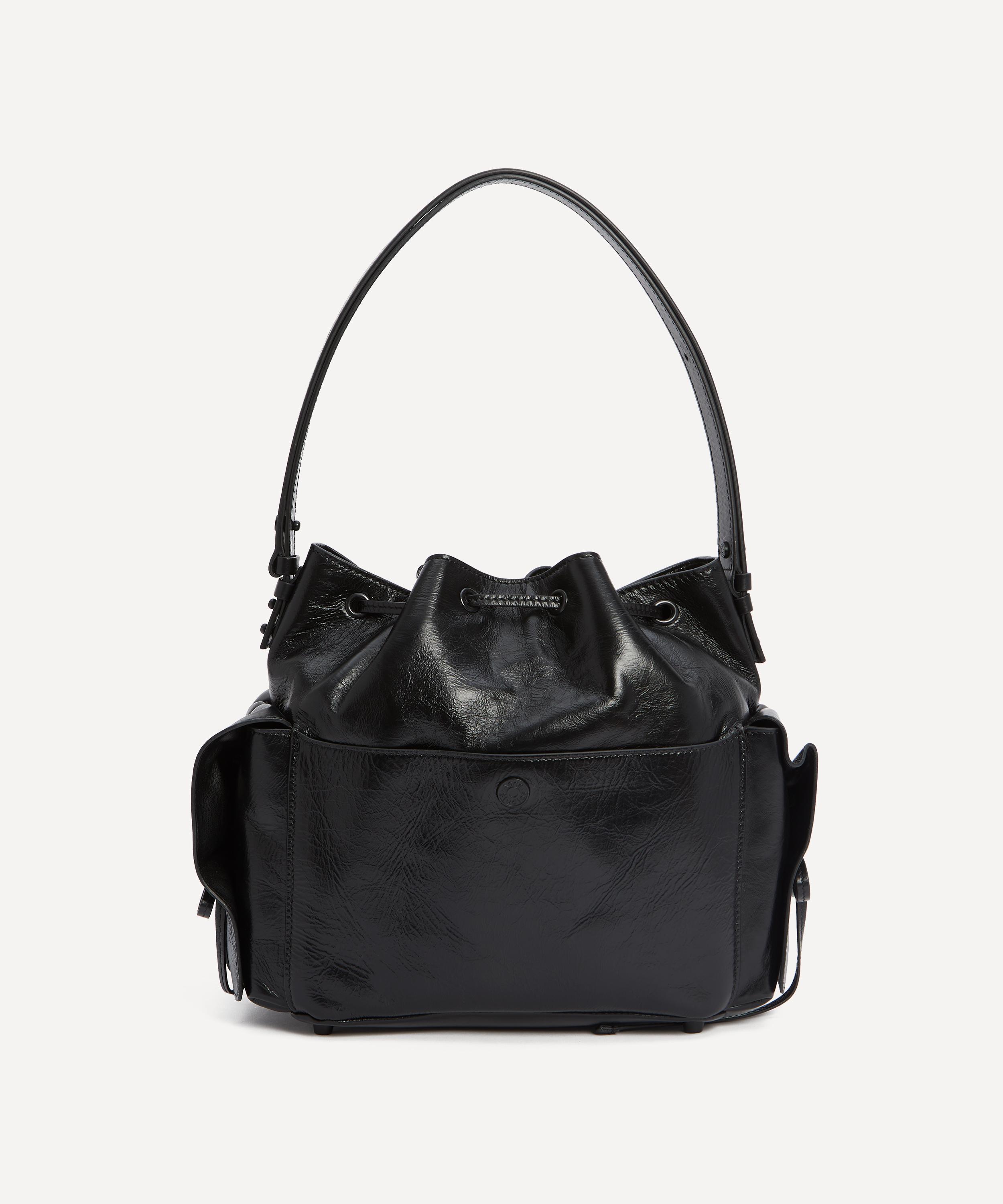 Acne Studios - Multi-Pocket Leather Bucket Bag image number 3