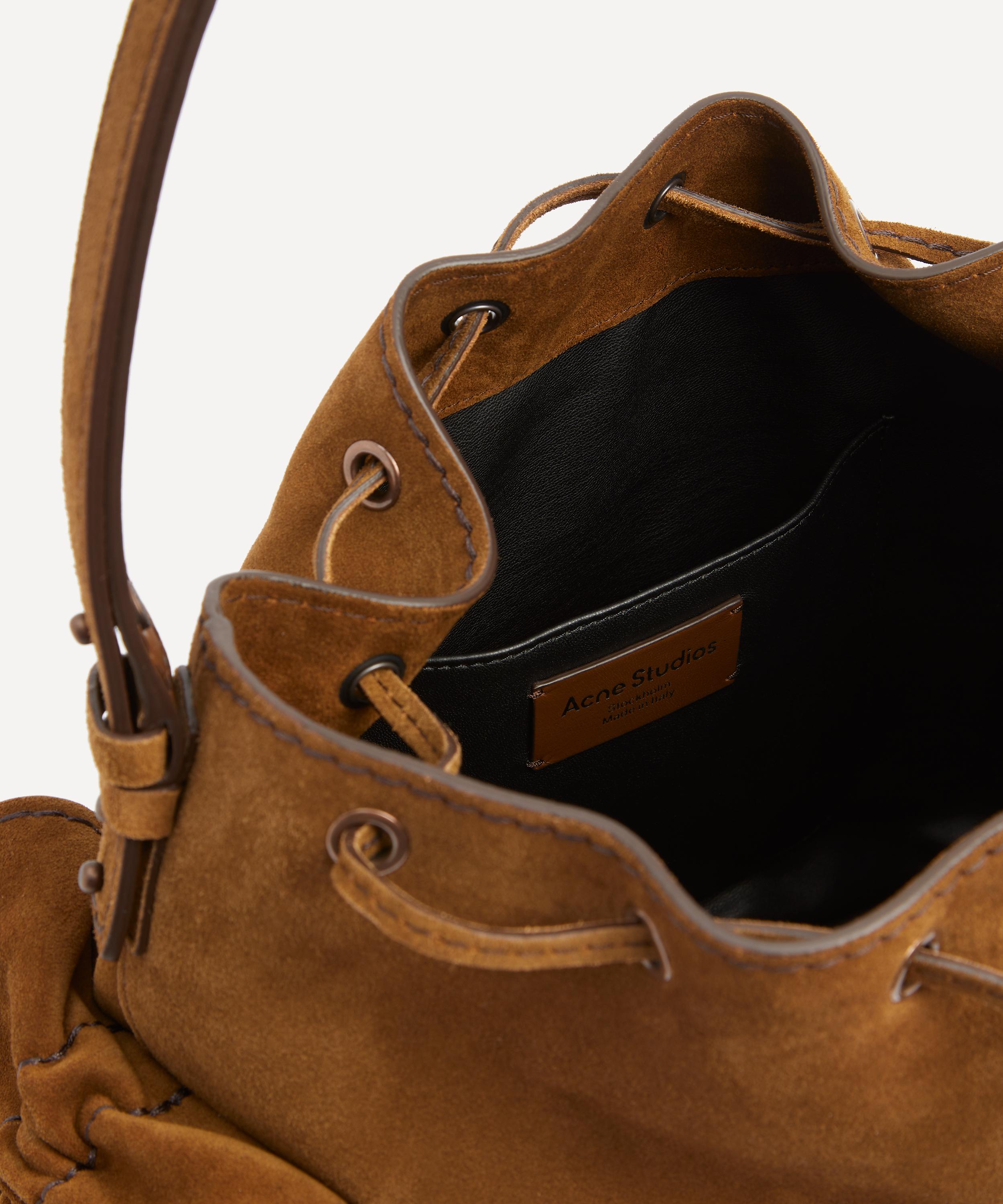 Acne Studios - Multi-Pocket Suede Bucket Bag image number 5