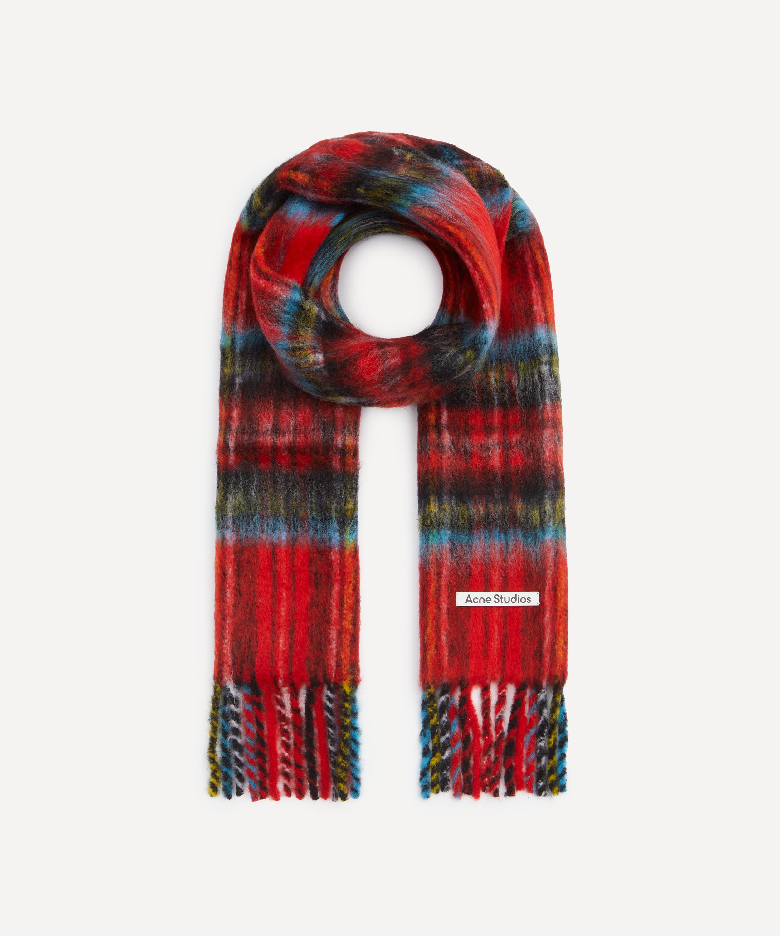 Acne Studios - Mohair-Blend Checked Scarf