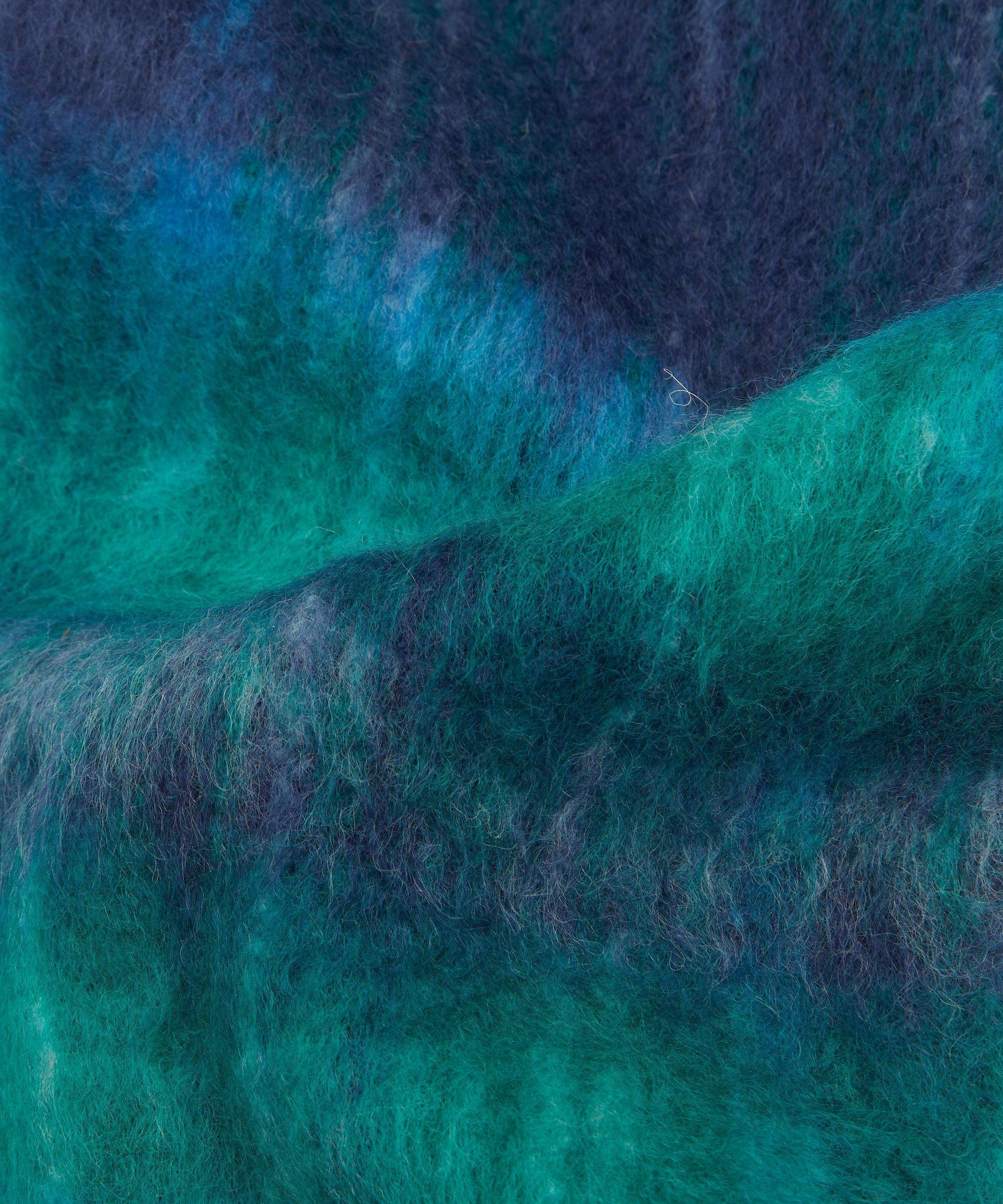 Acne Studios - Mohair-Blend Checked Scarf image number 3