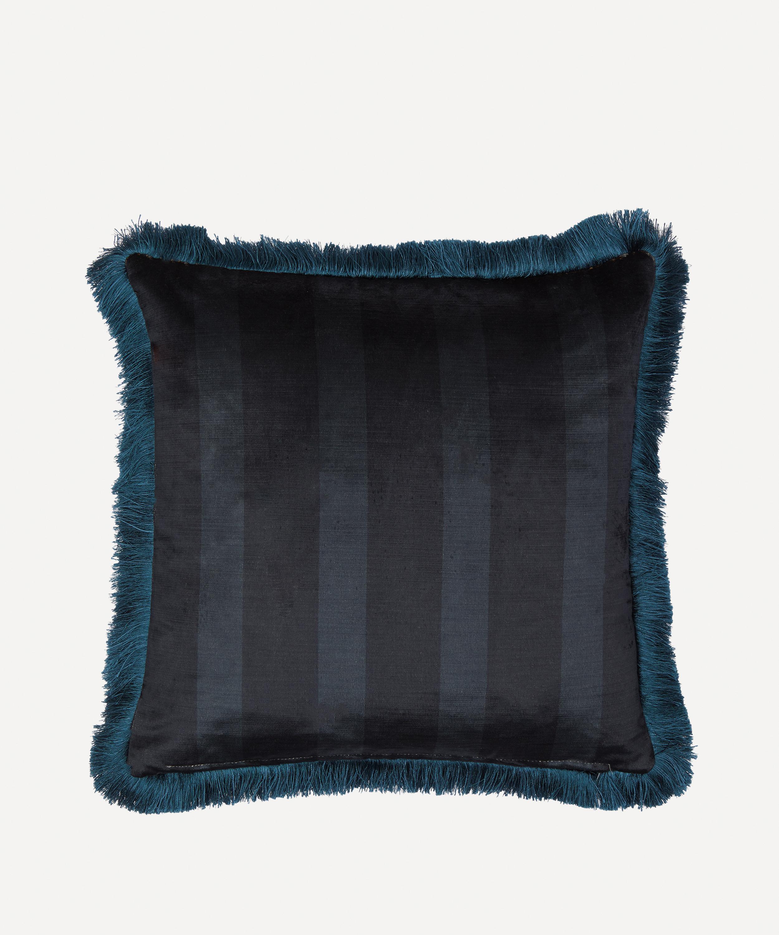 Liberty - Strawberry Thief Velvet Cushion image number 1