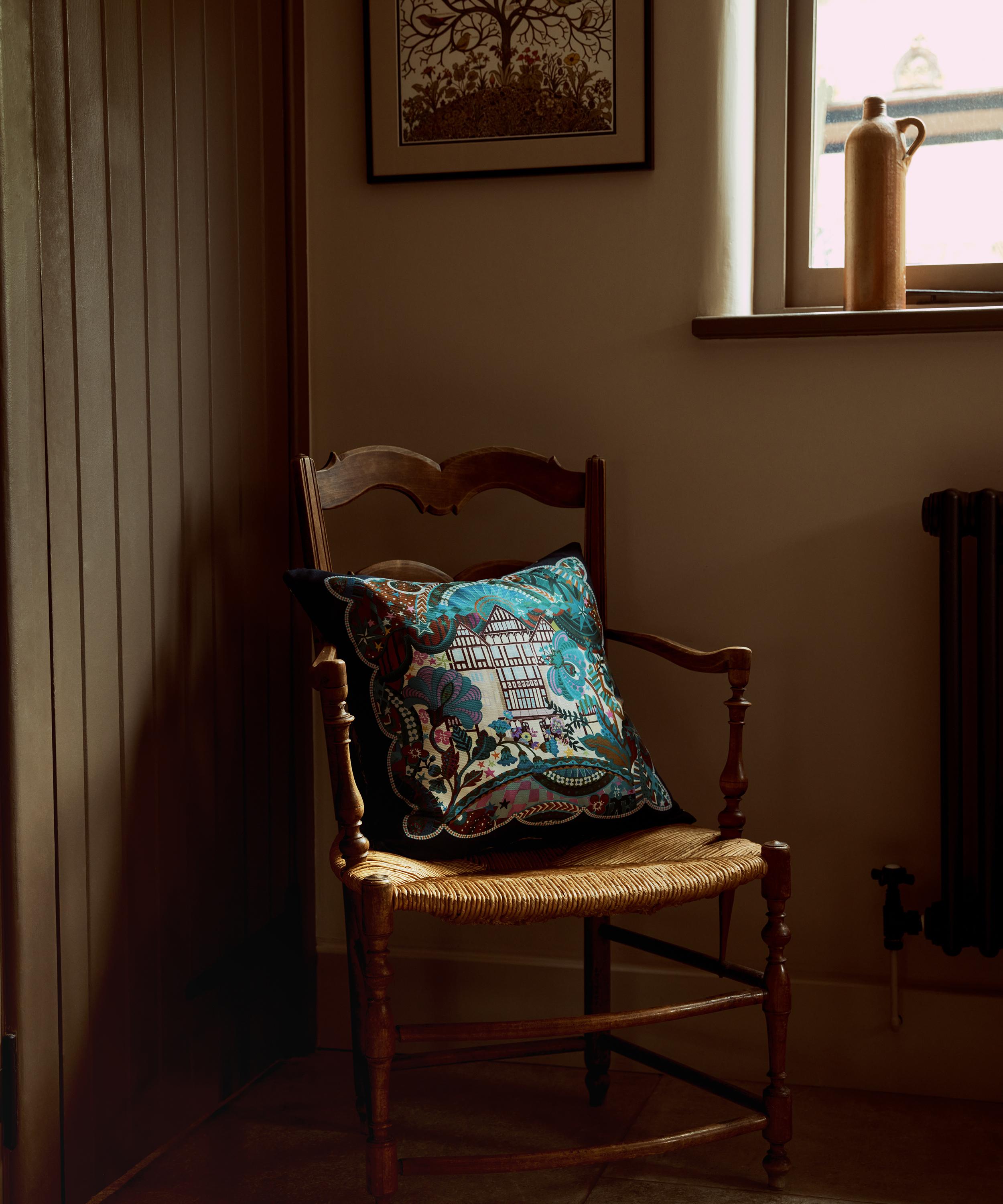 Liberty - The Liberty Stage Square Silk Cushion image number 1
