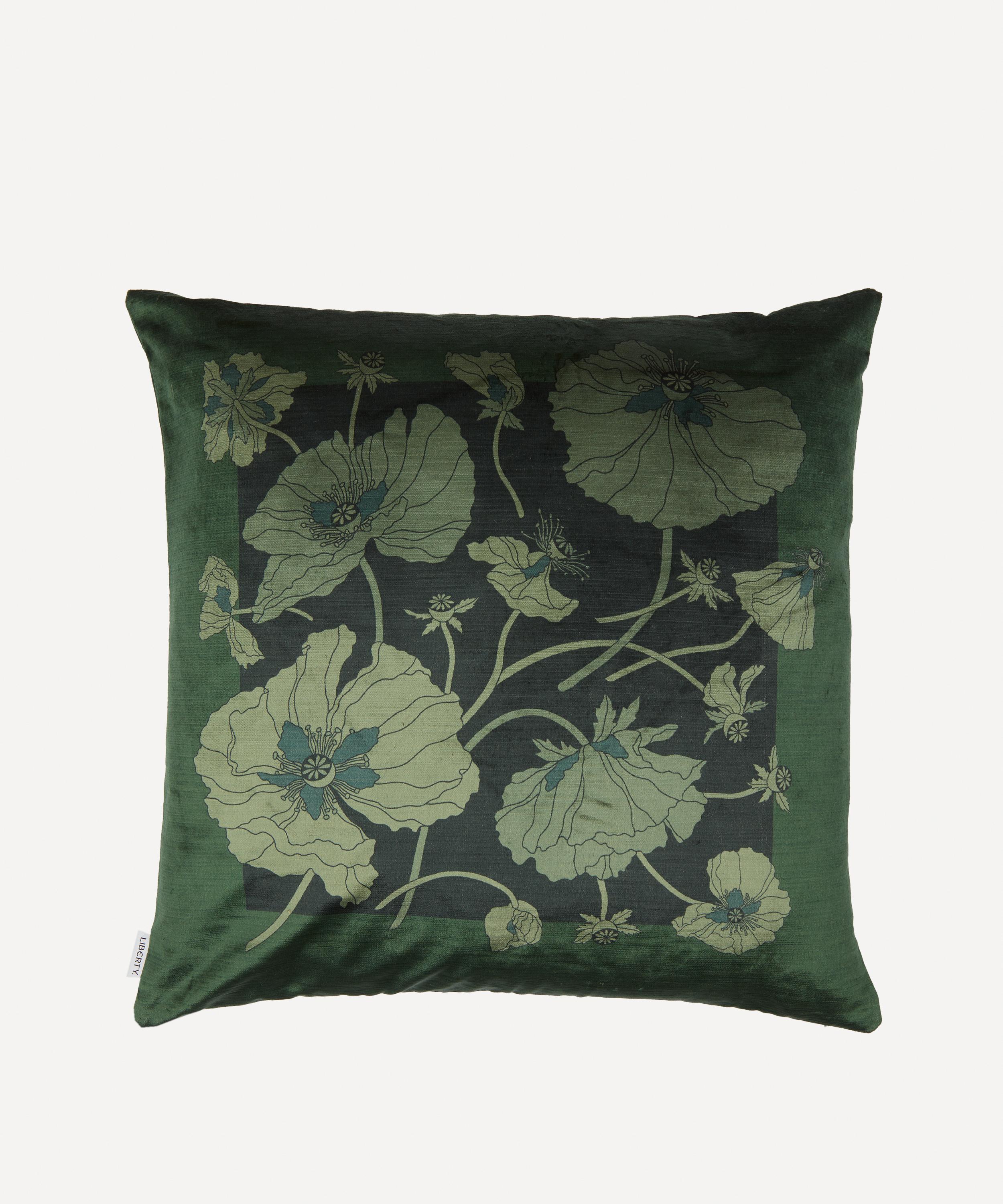 Liberty - Fragile Blooms Velvet Cushion image number 0