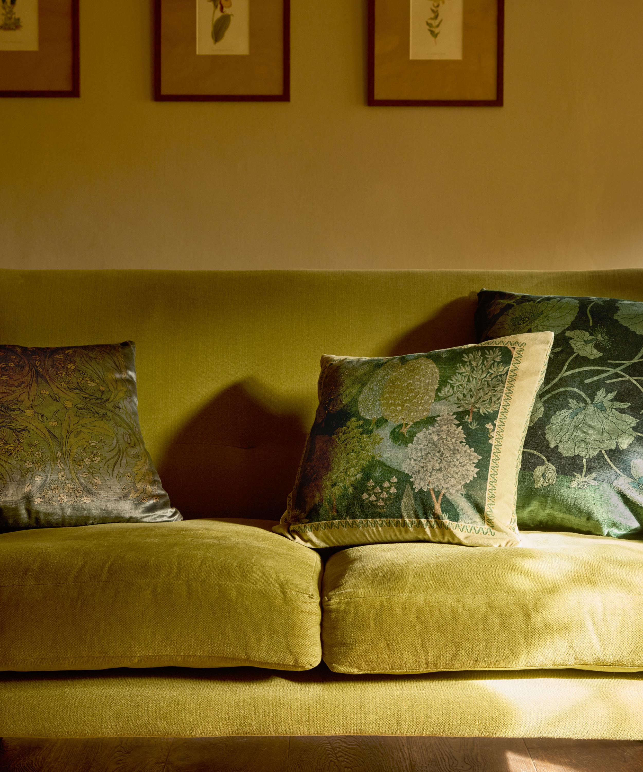 Liberty - Fragile Blooms Velvet Cushion image number 1