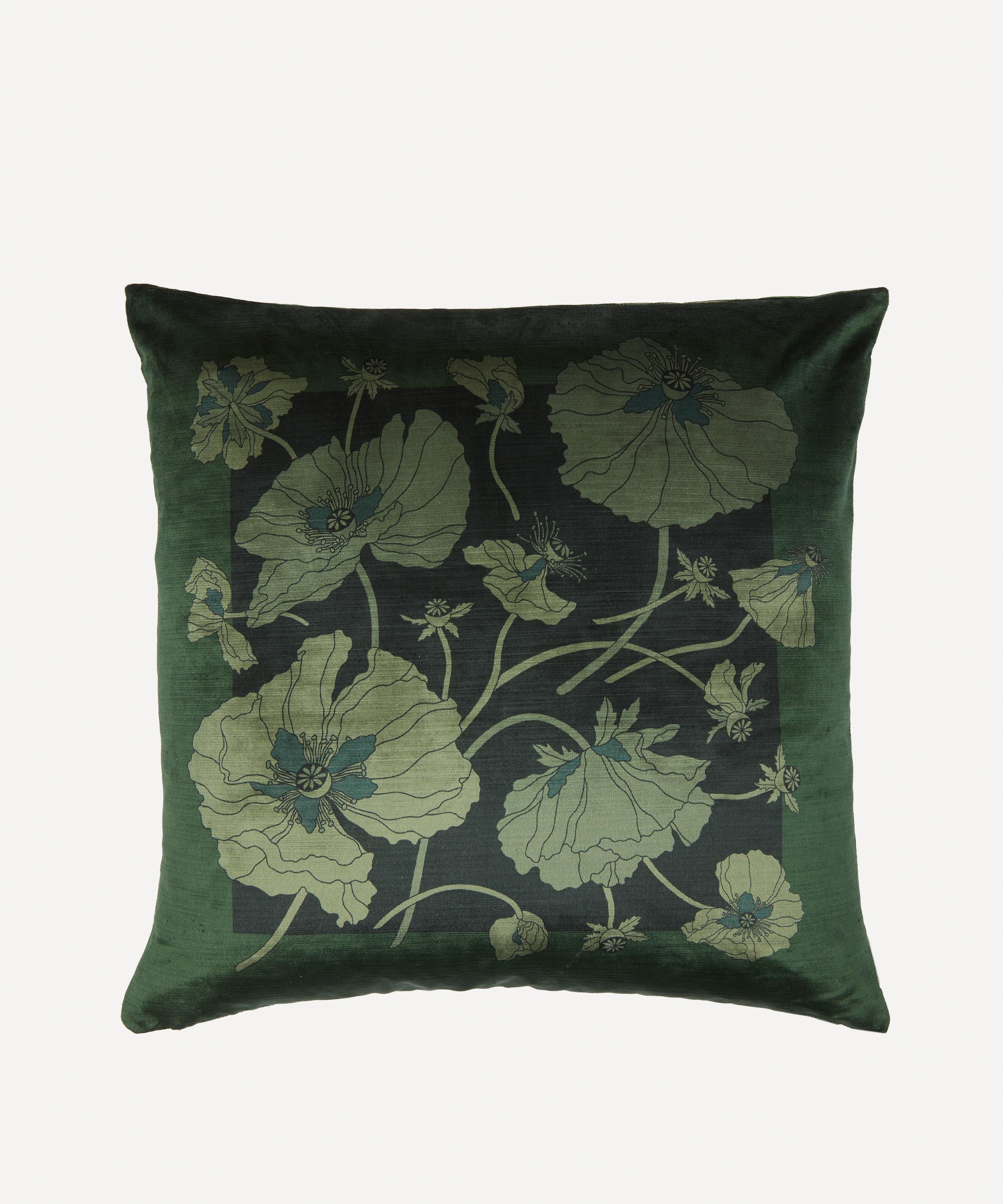 Liberty - Fragile Blooms Velvet Cushion image number 1