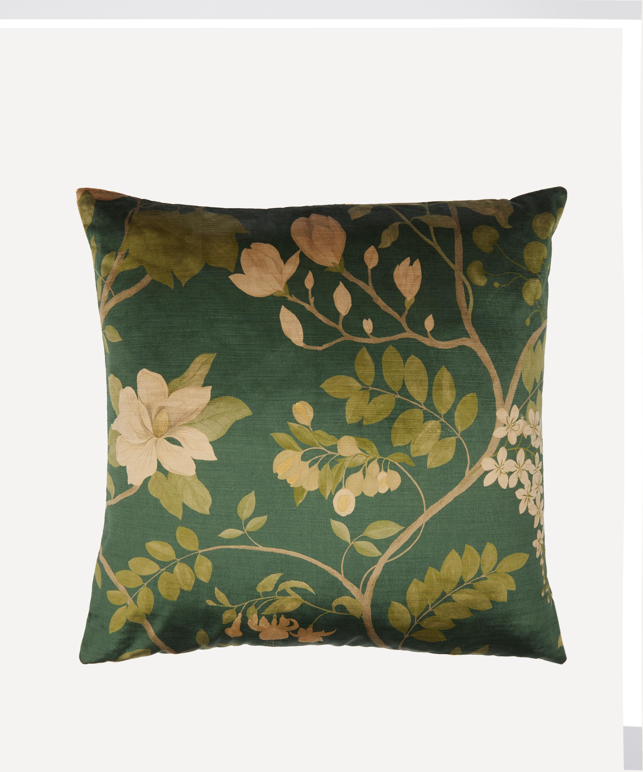 Liberty - Magical Plants Velvet Cushion image number 1