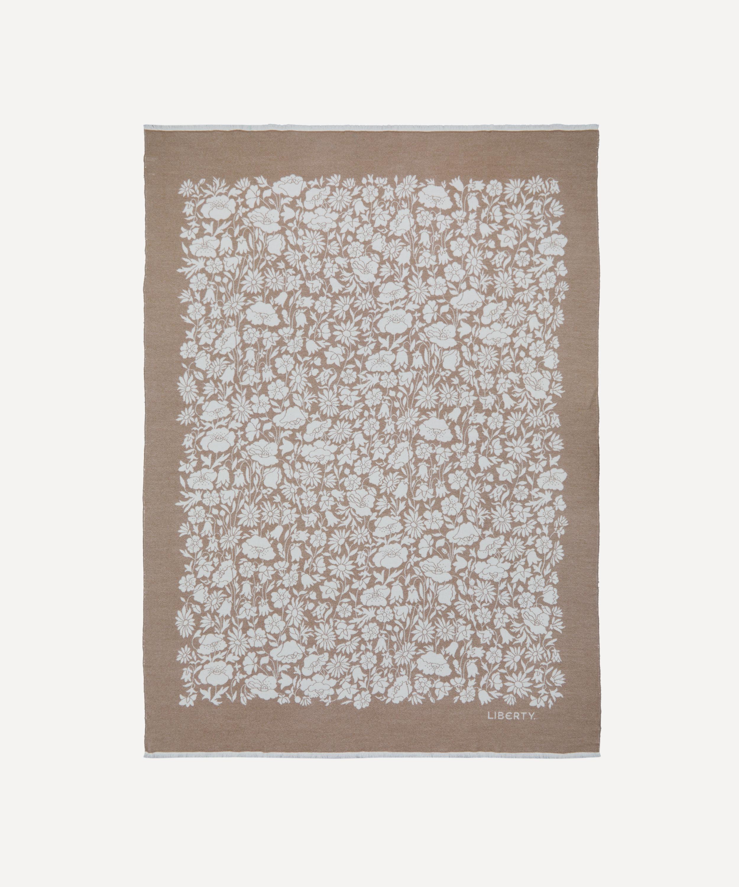 Liberty - Poppy Dawn Wool Throw image number 1