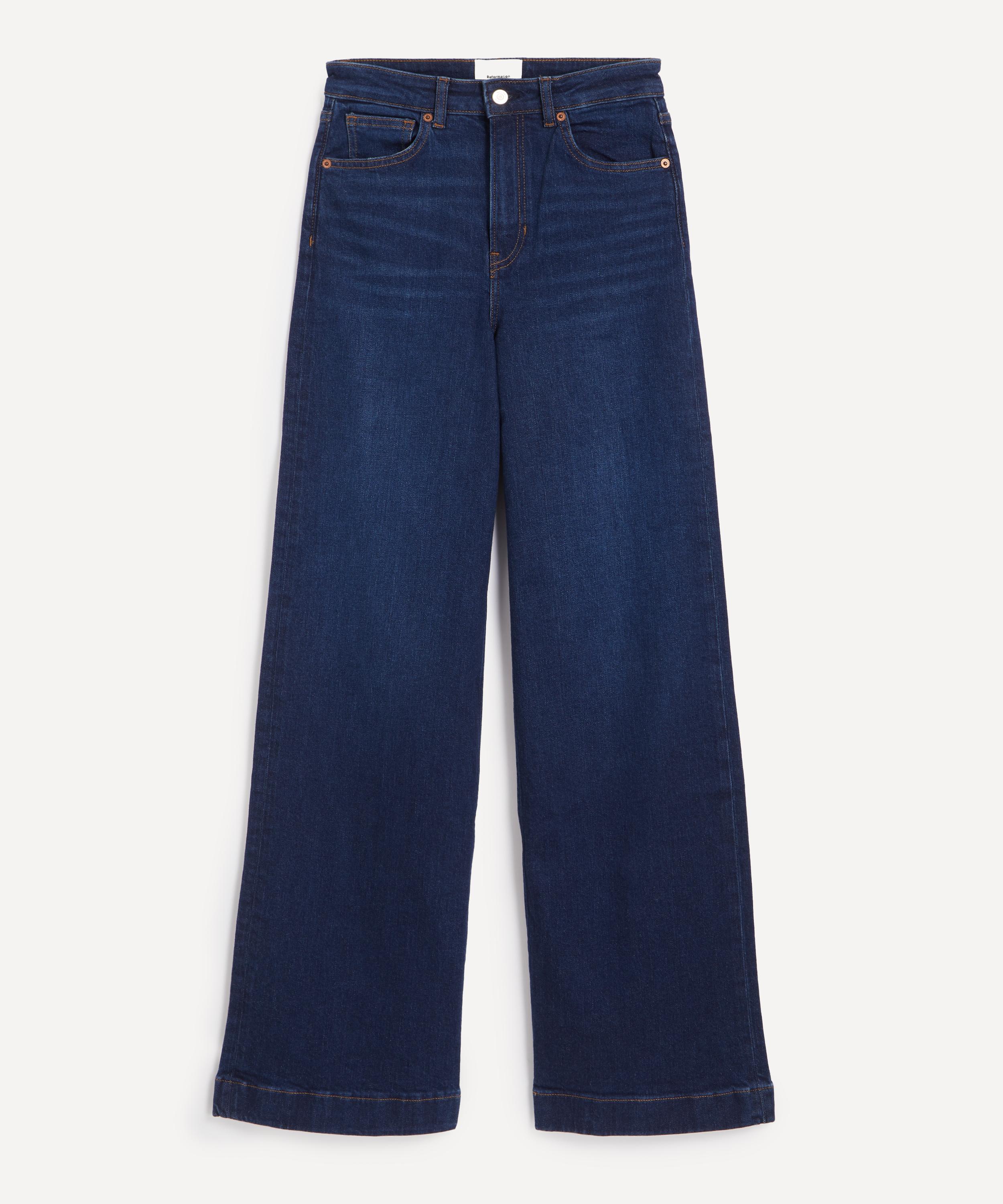 Reformation - Bex Super Stretch High-Rise Wide-Leg Jeans image number 0