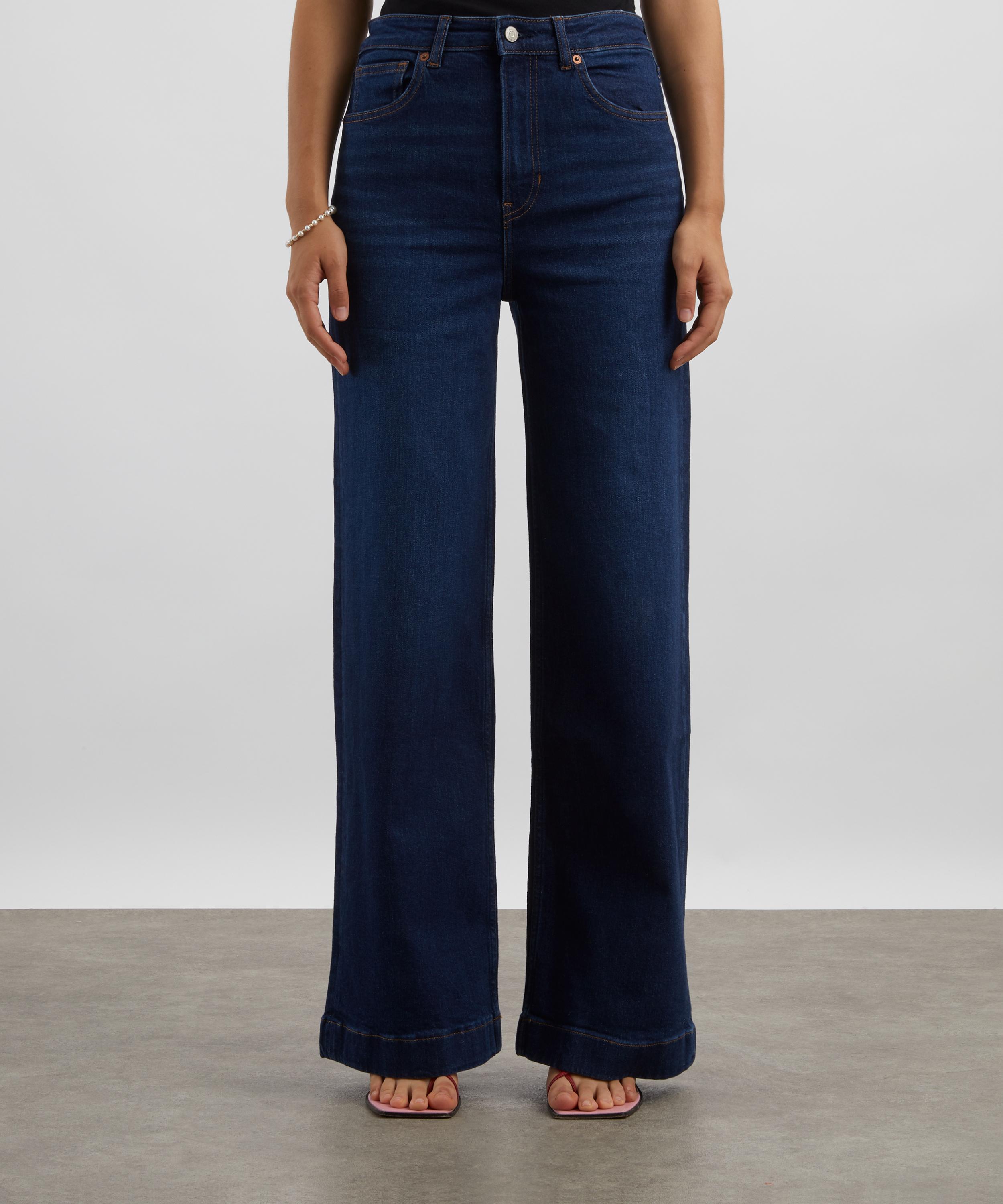 Reformation - Bex Super Stretch High-Rise Wide-Leg Jeans image number 2