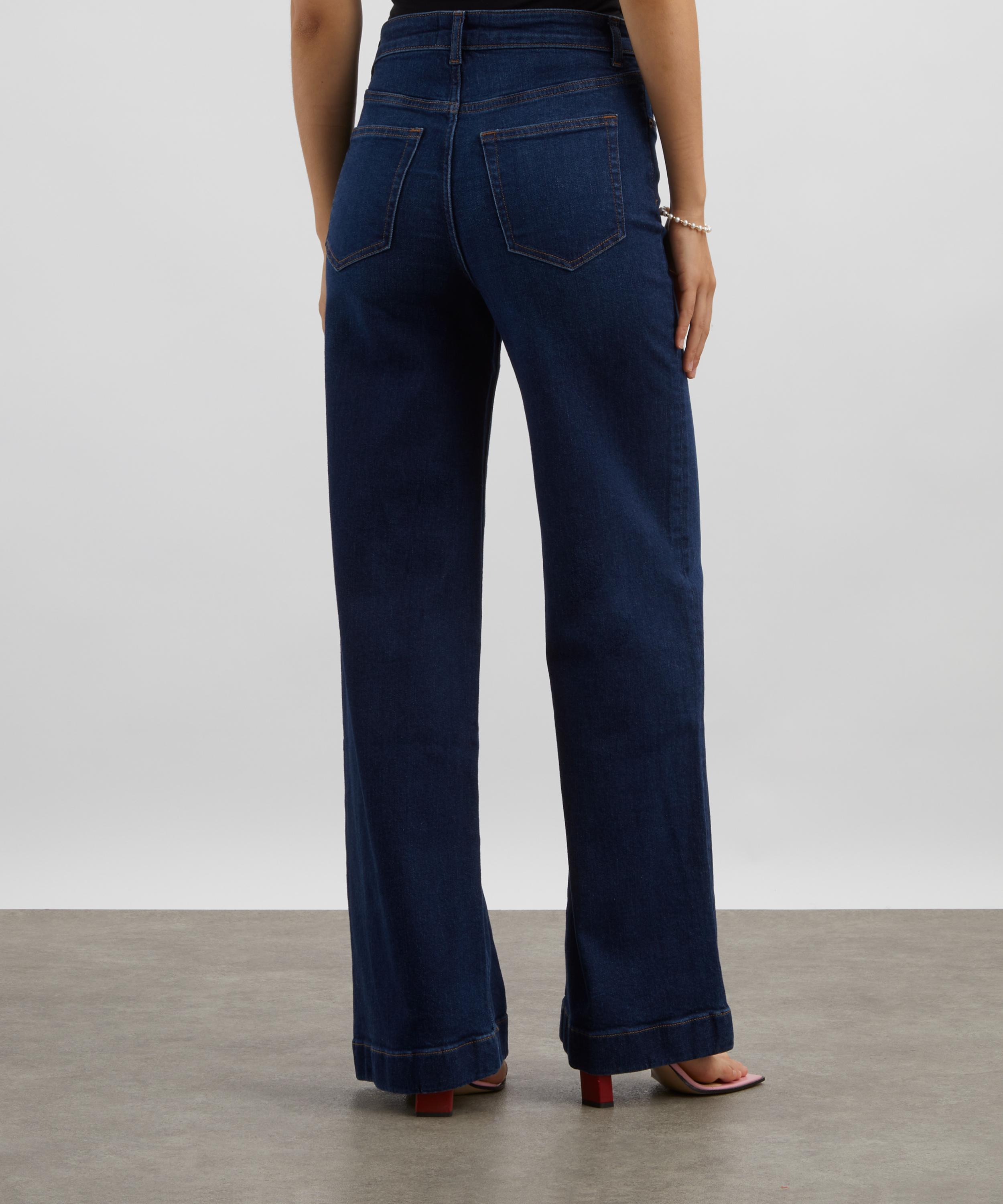 Reformation - Bex Super Stretch High-Rise Wide-Leg Jeans image number 3