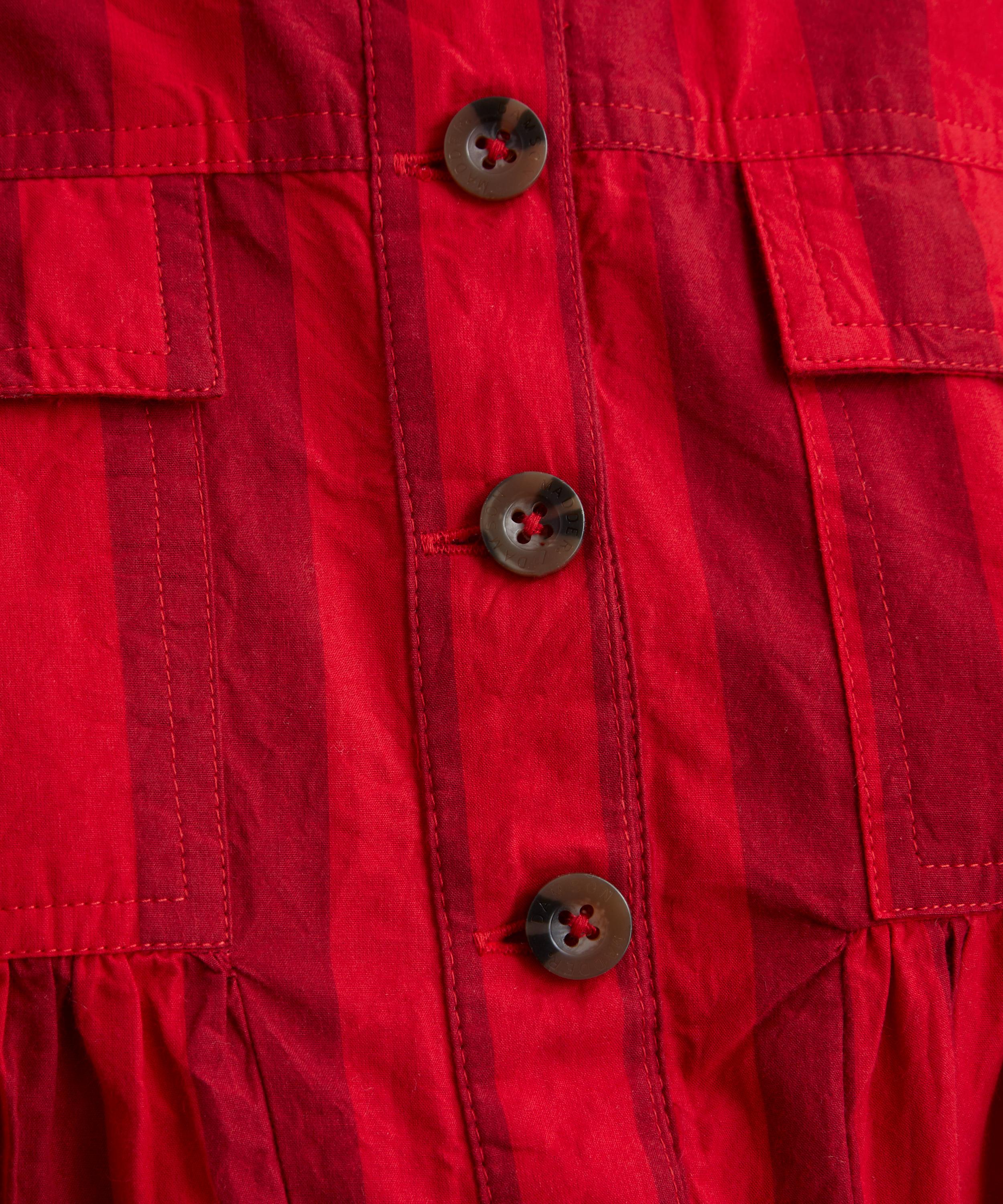 Damson Madder - Charlize Red Stripe Blouse image number 4