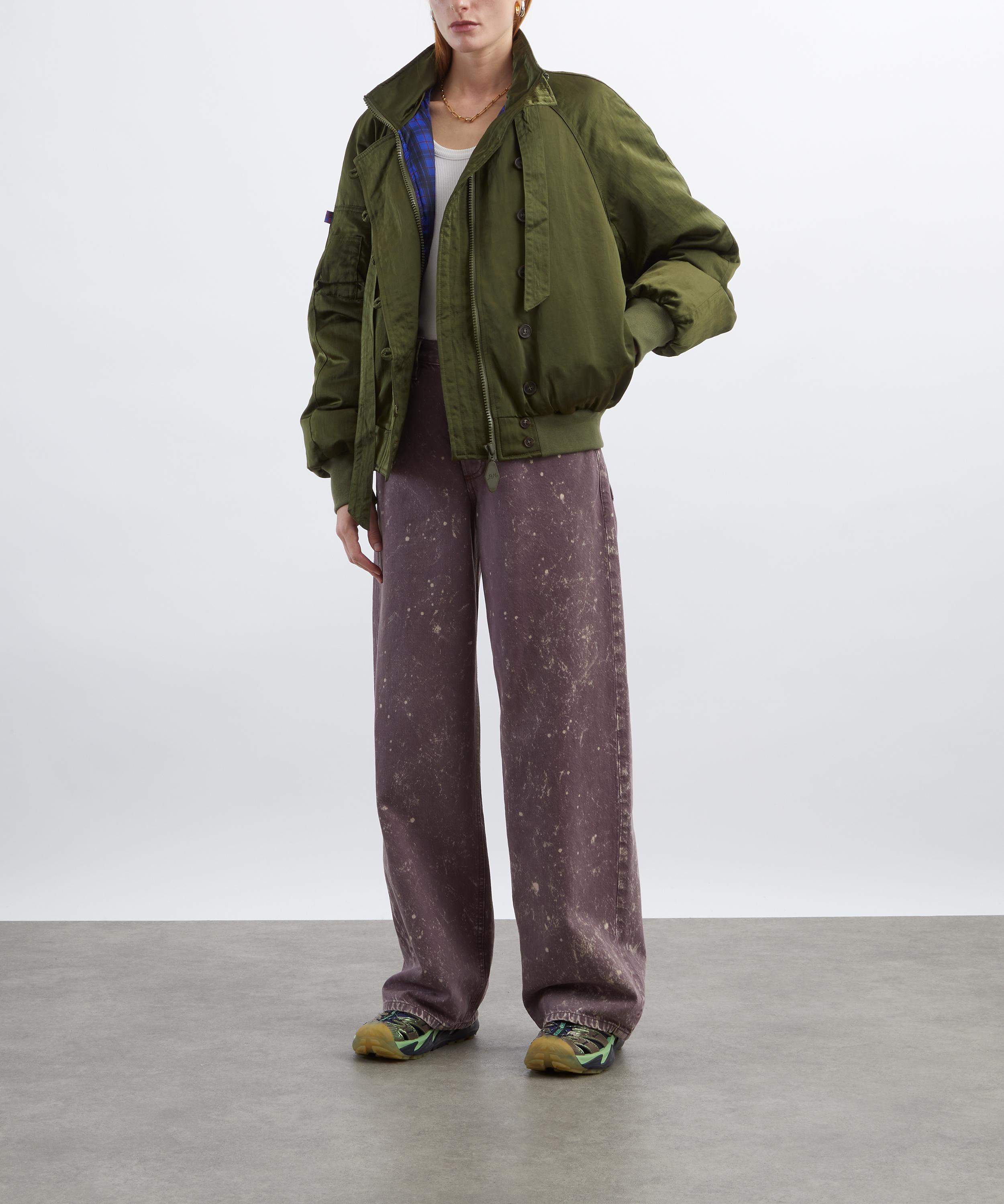 Damson Madder - Joanie Olive Bomber Jacket image number 1