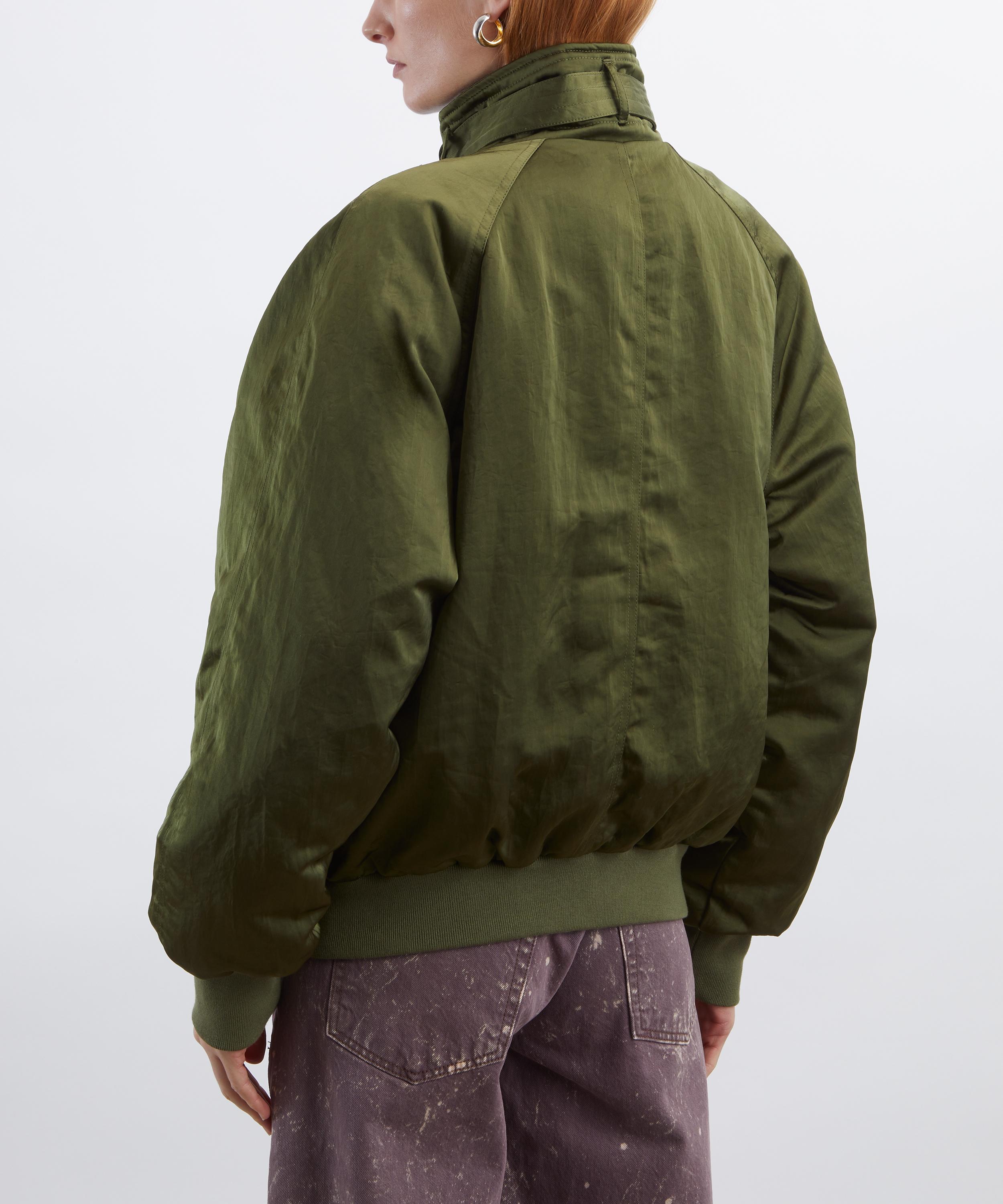 Damson Madder - Joanie Olive Bomber Jacket image number 3