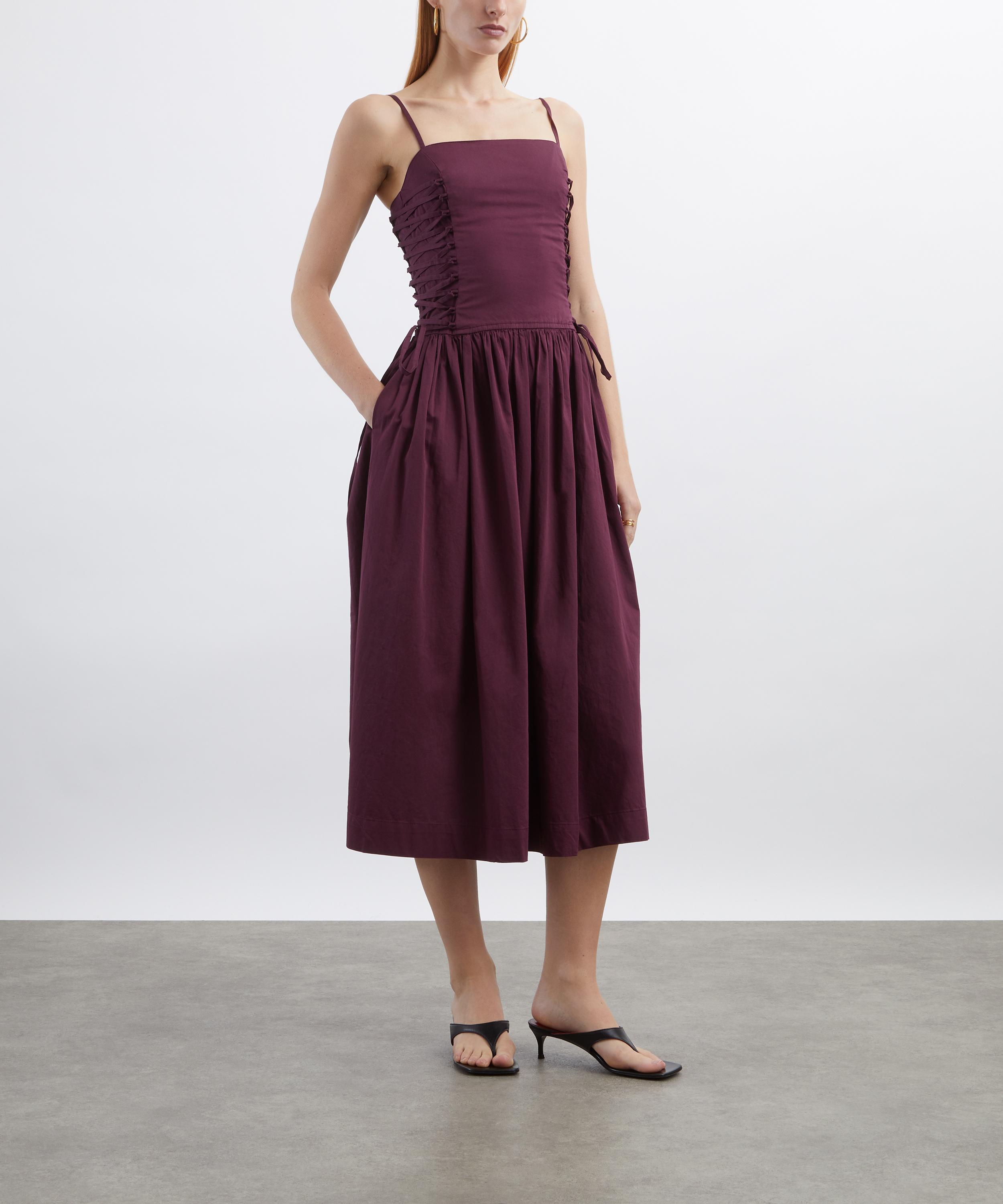 Damson Madder - Angelina Fig Midi Dress image number 1