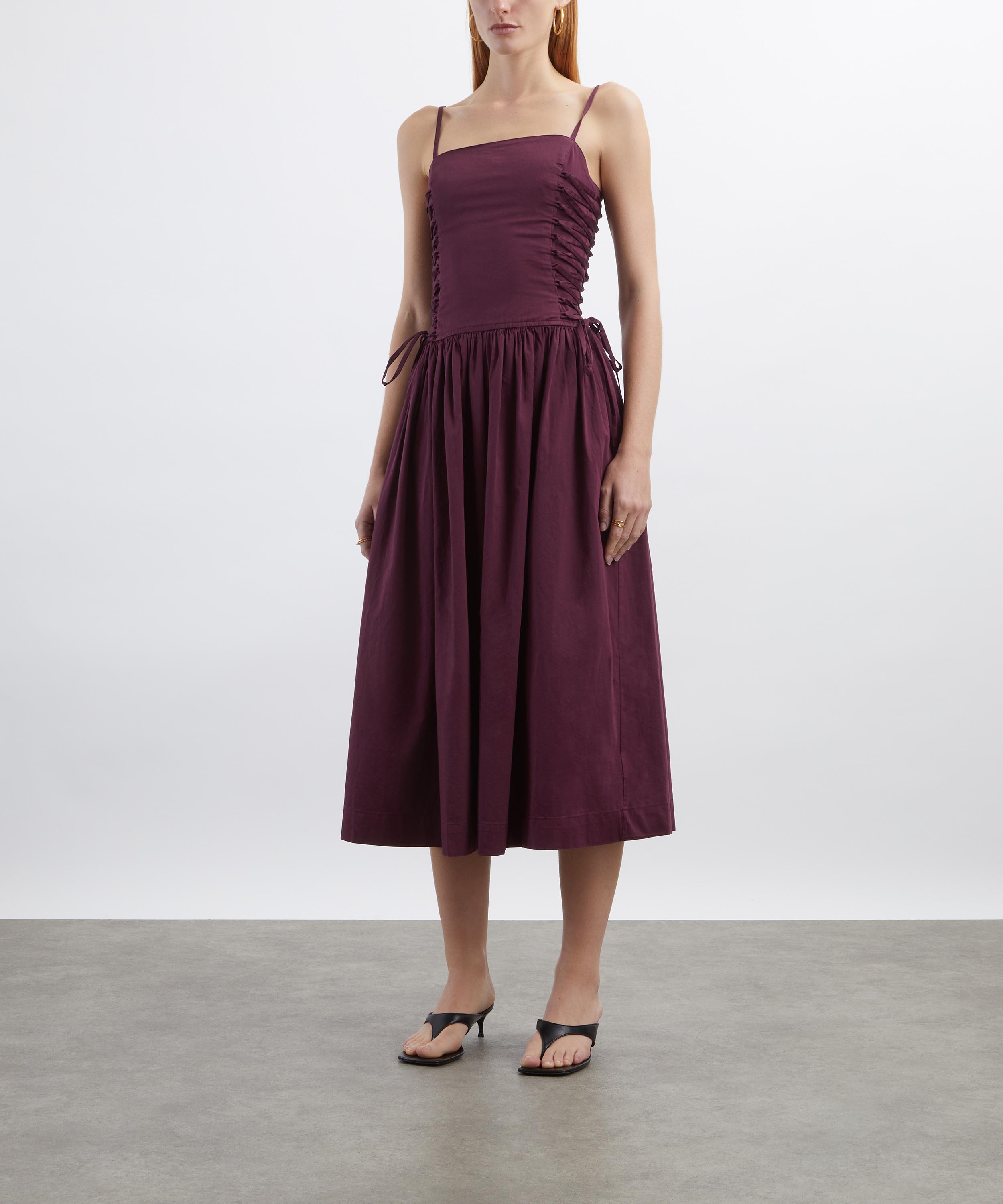Damson Madder - Angelina Fig Midi Dress image number 2