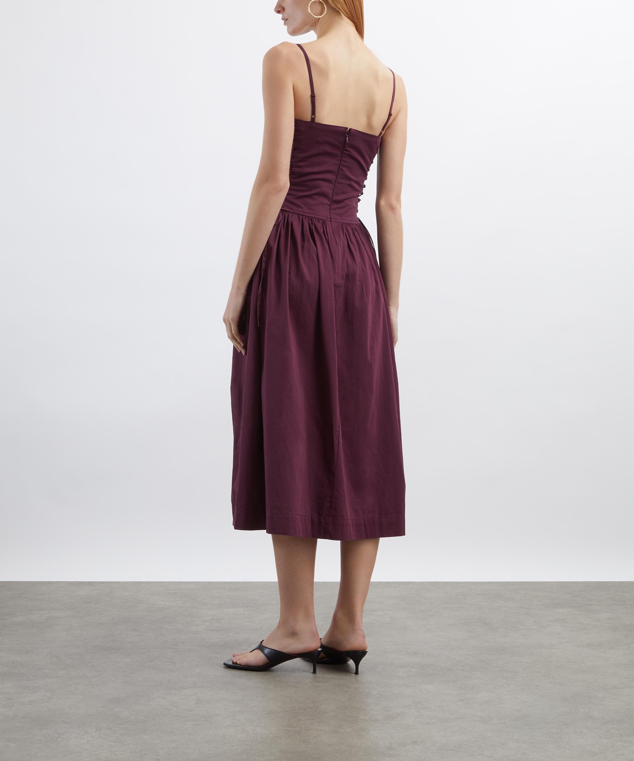 Damson Madder - Angelina Fig Midi Dress image number 3