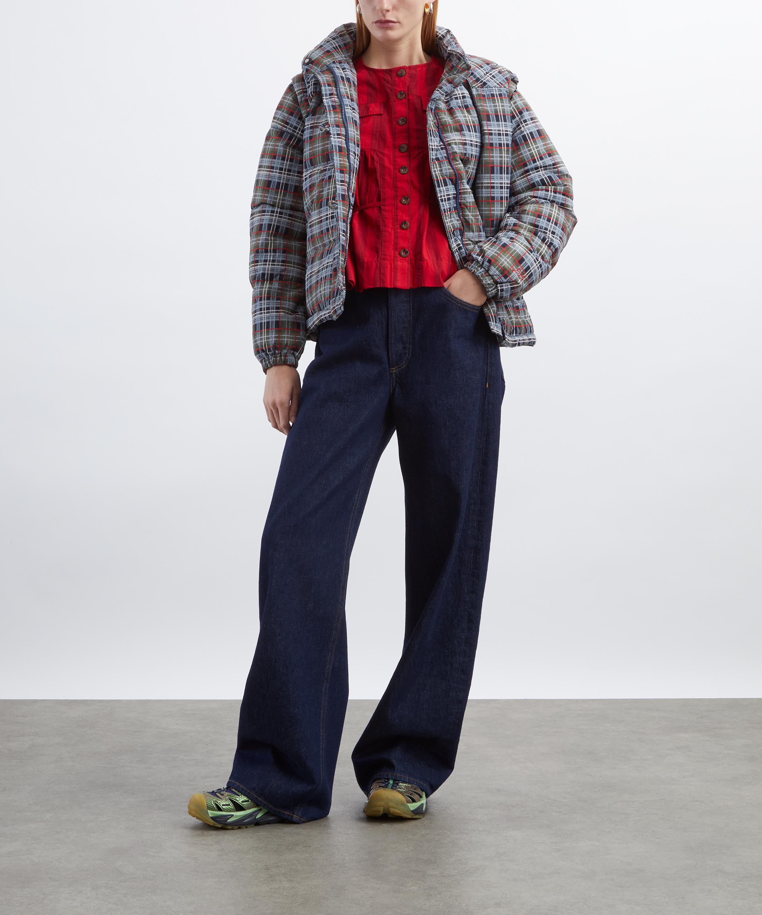 Damson Madder - Pearl Puffer Multi Check Jacket image number 1