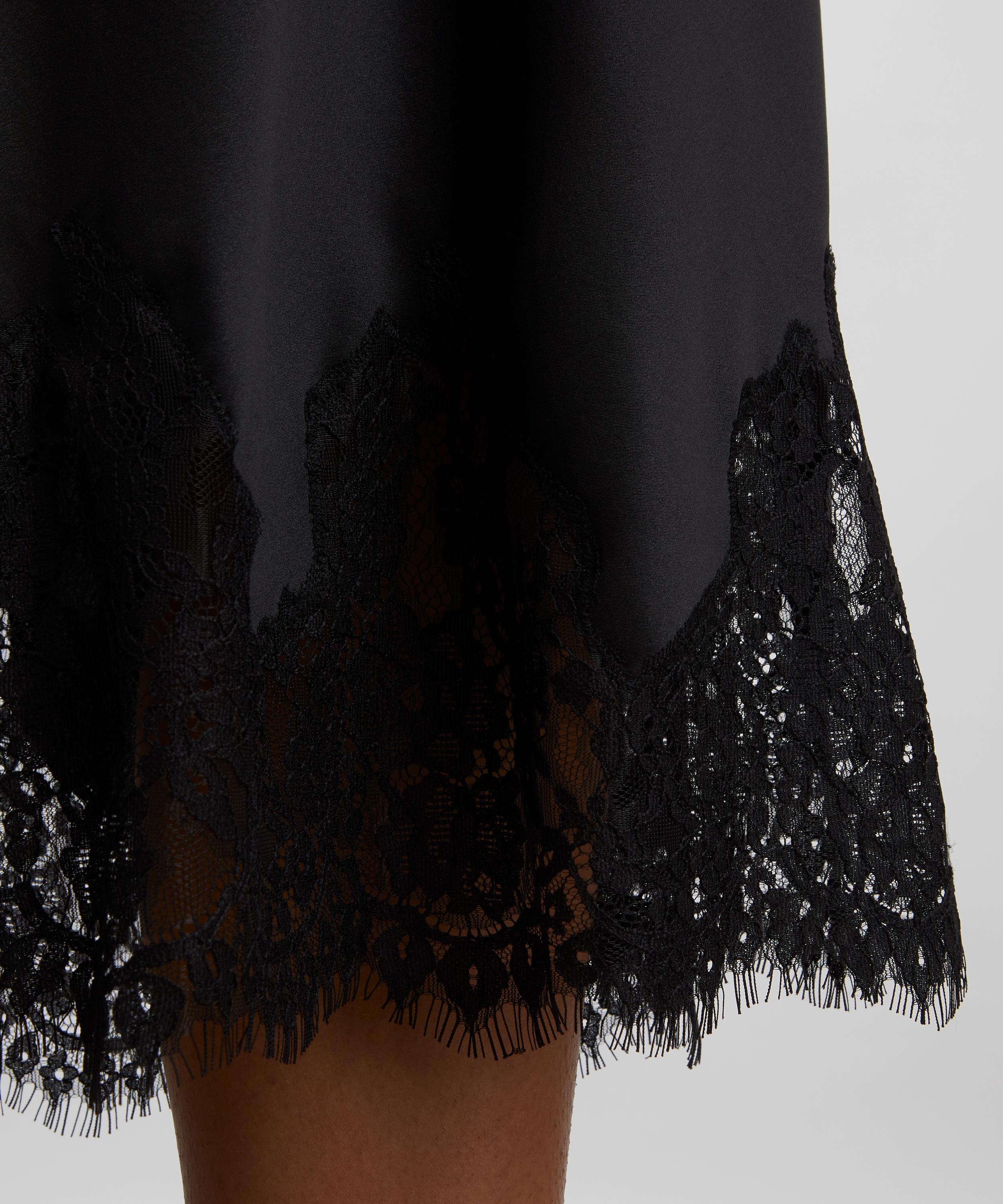Reformation - Carolina Black Silk Skirt image number 4