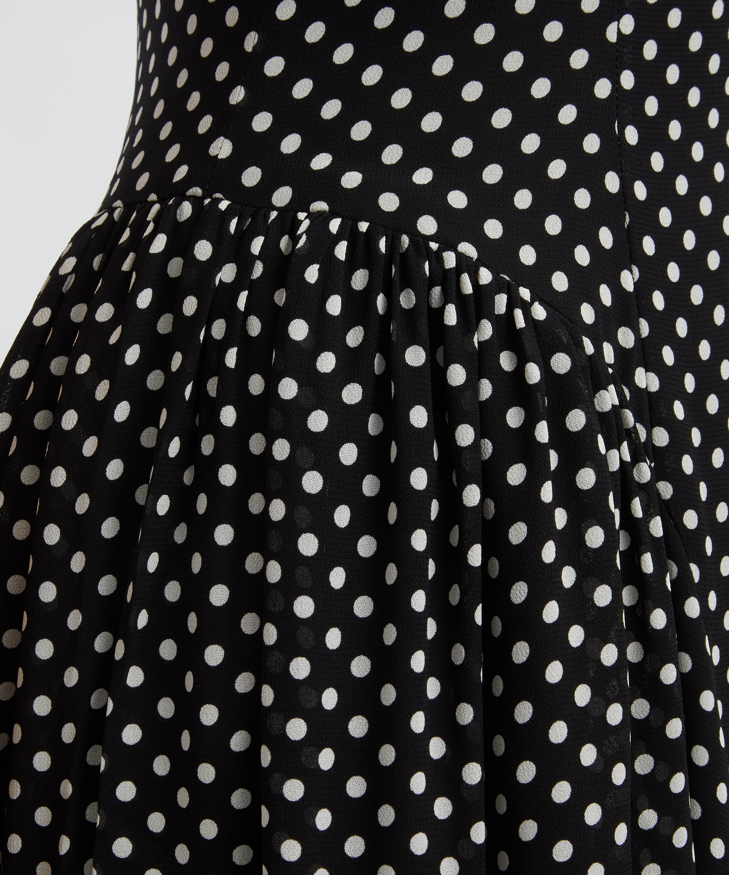 Reformation - Anelis Caviar Dot Midi Dress  image number 4