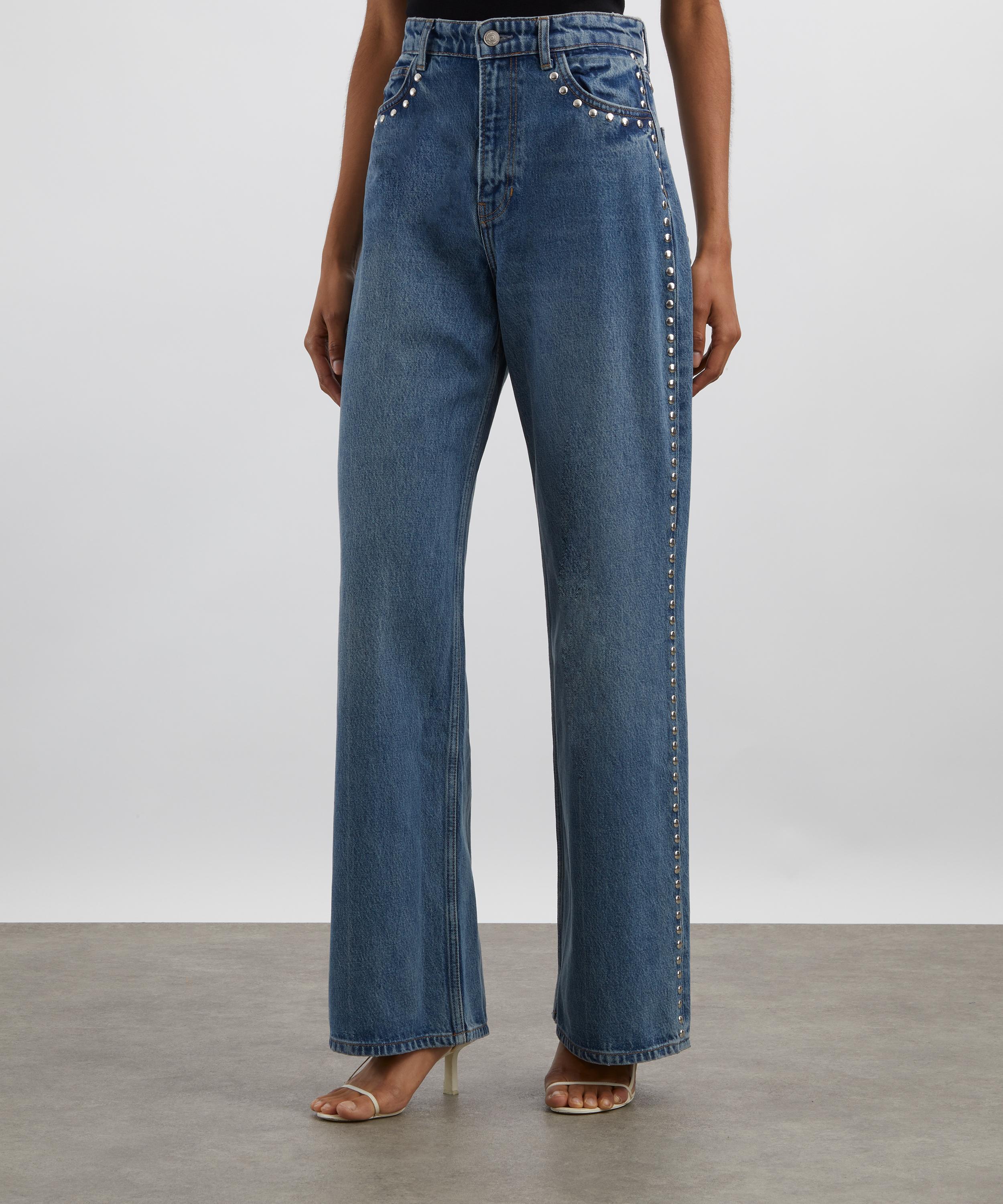 Reformation - Cary High Rise Chesapeake Studded Jeans image number 2