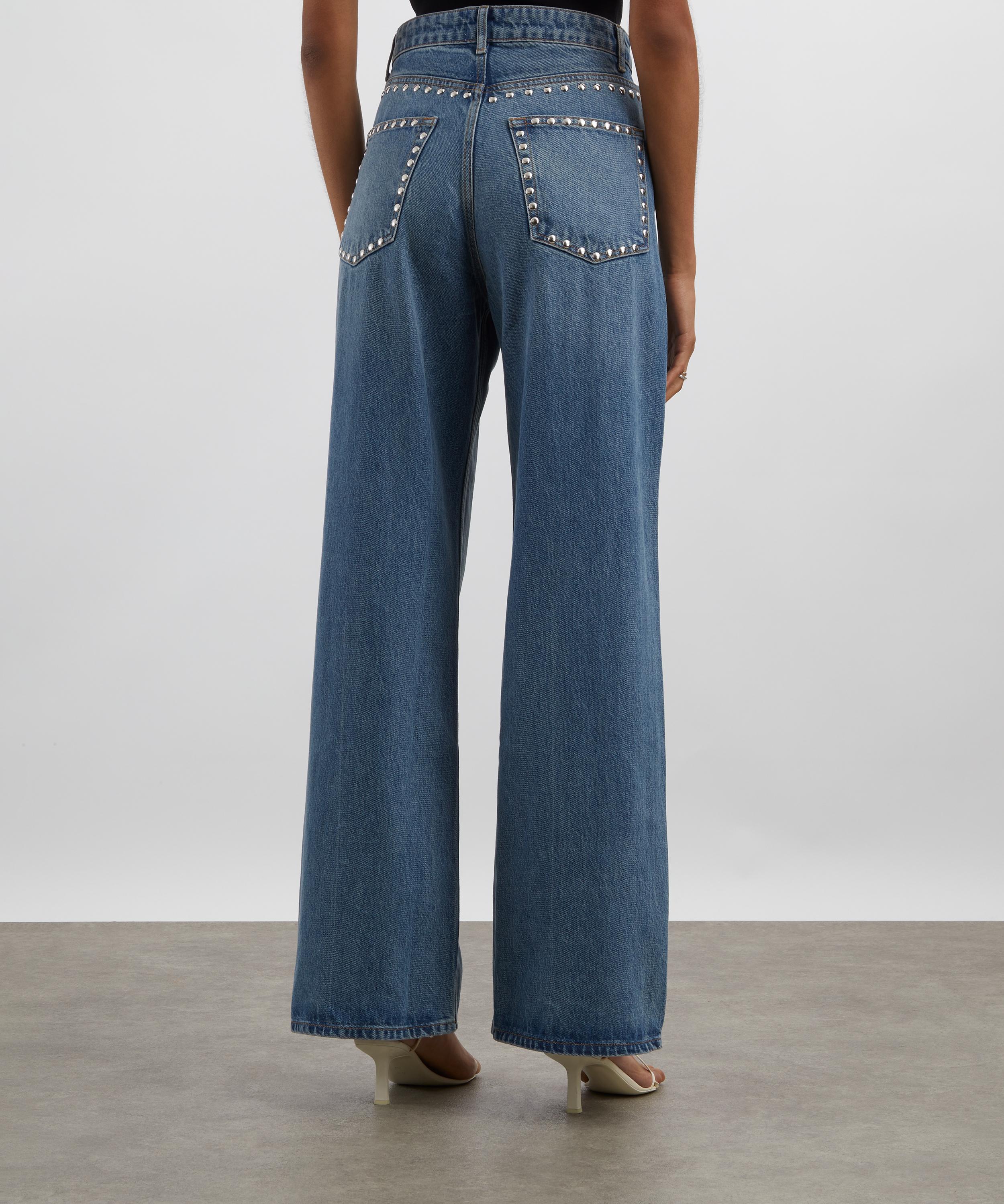 Reformation - Cary High Rise Chesapeake Studded Jeans image number 3
