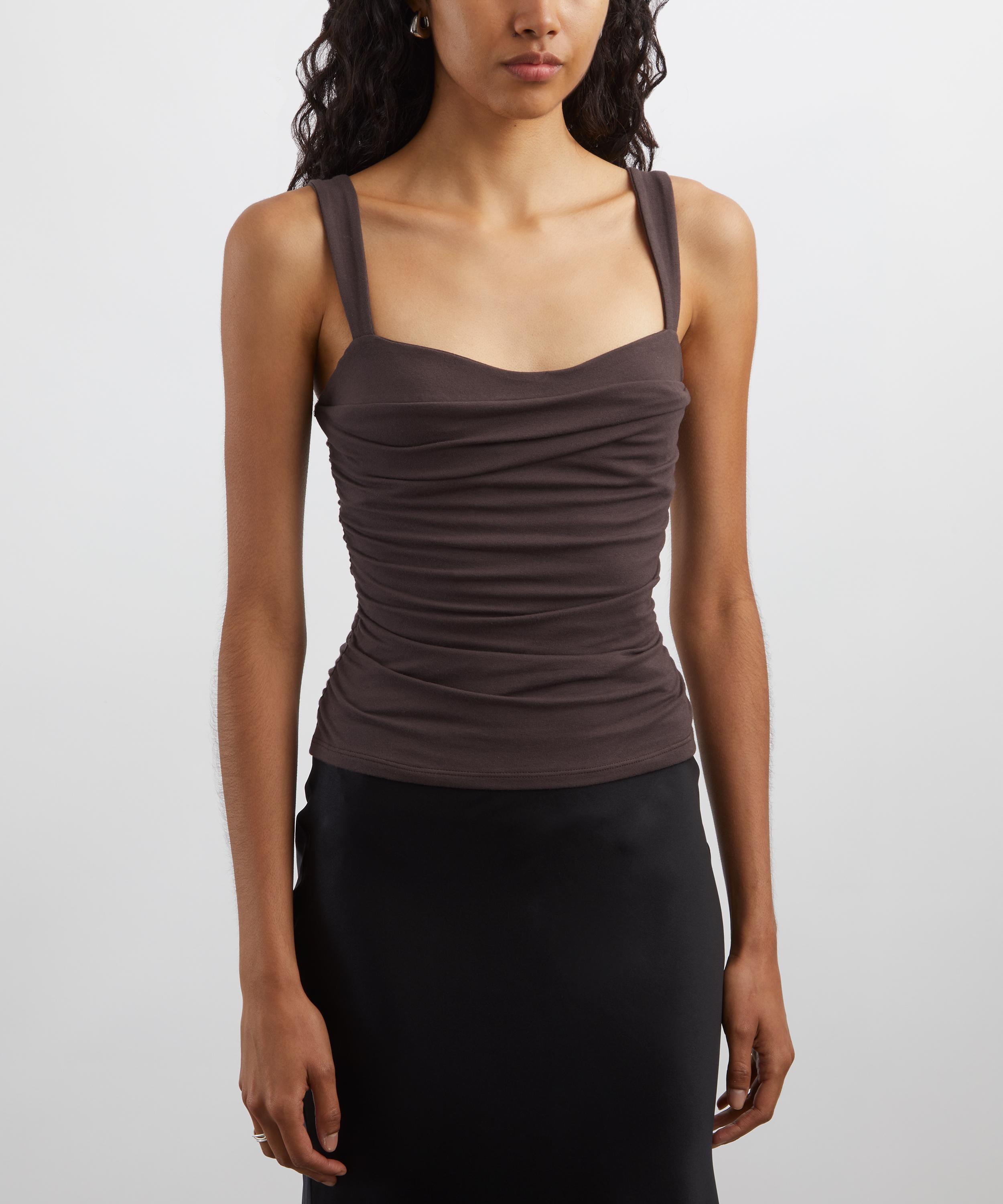 Reformation - Trish Black Top image number 2