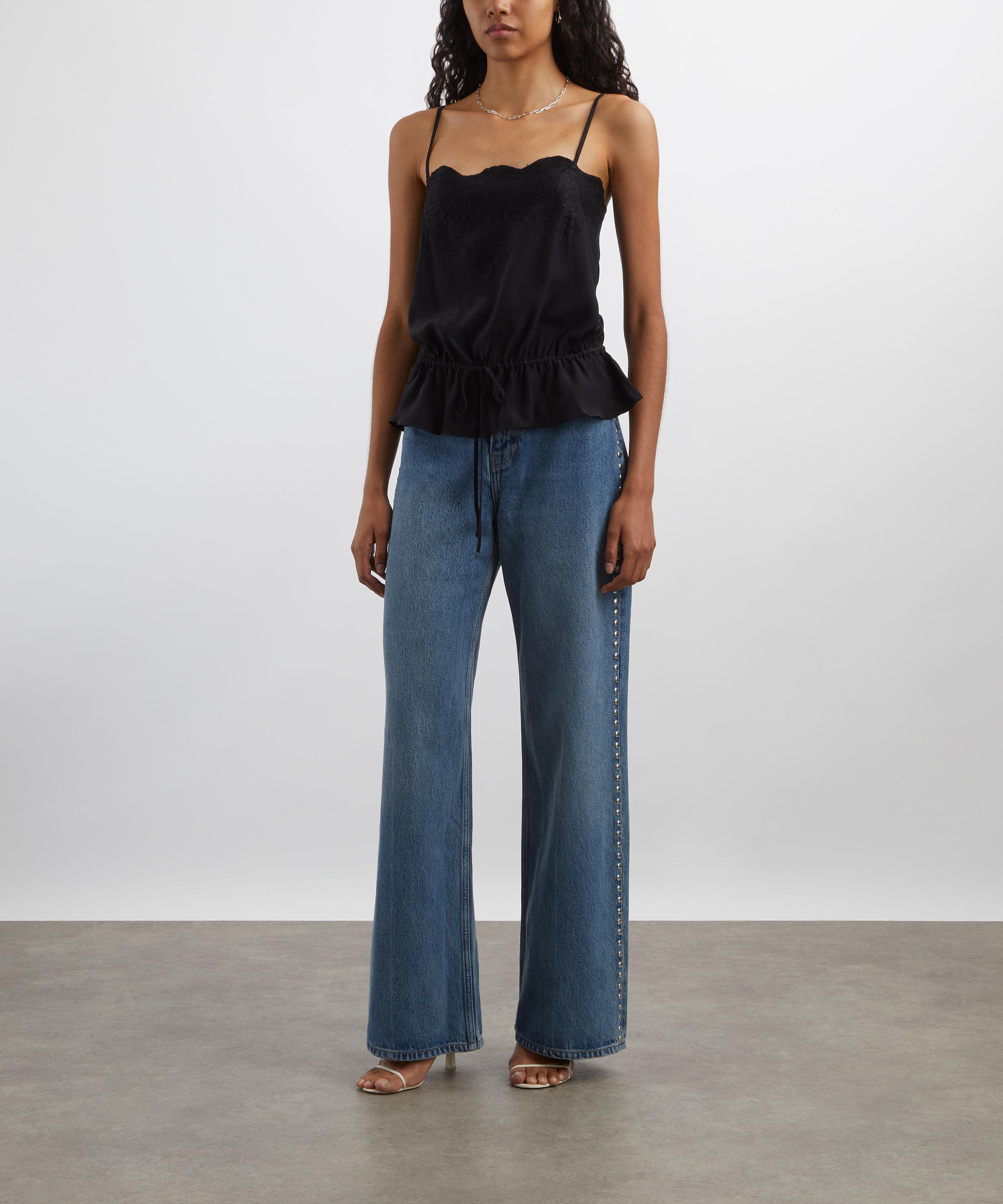 Reformation - Silvia Black Top image number 1