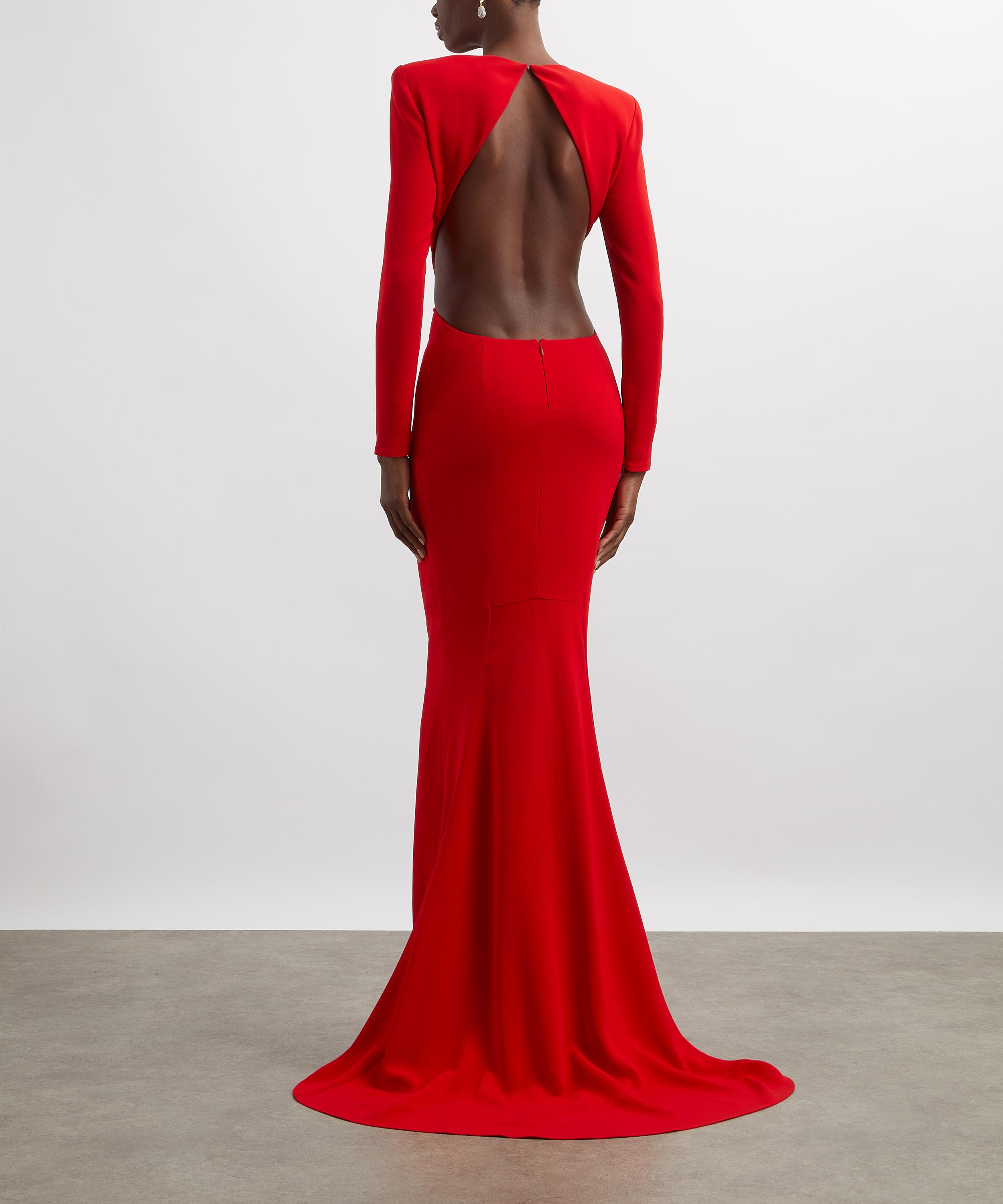 Stella McCartney - Open Back Crepe Gown image number 3