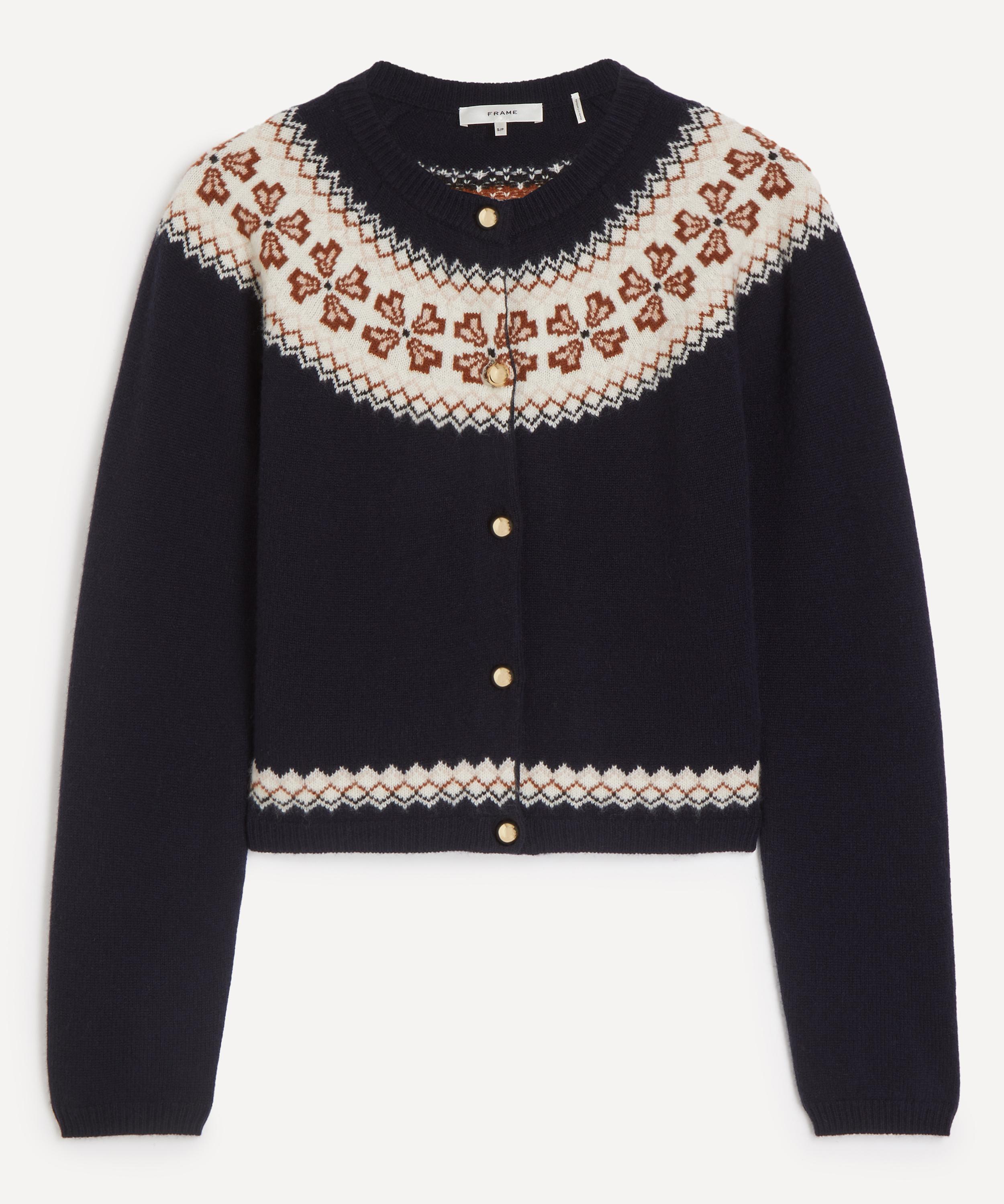 Paige - Cashmere Fair Isle Cardigan