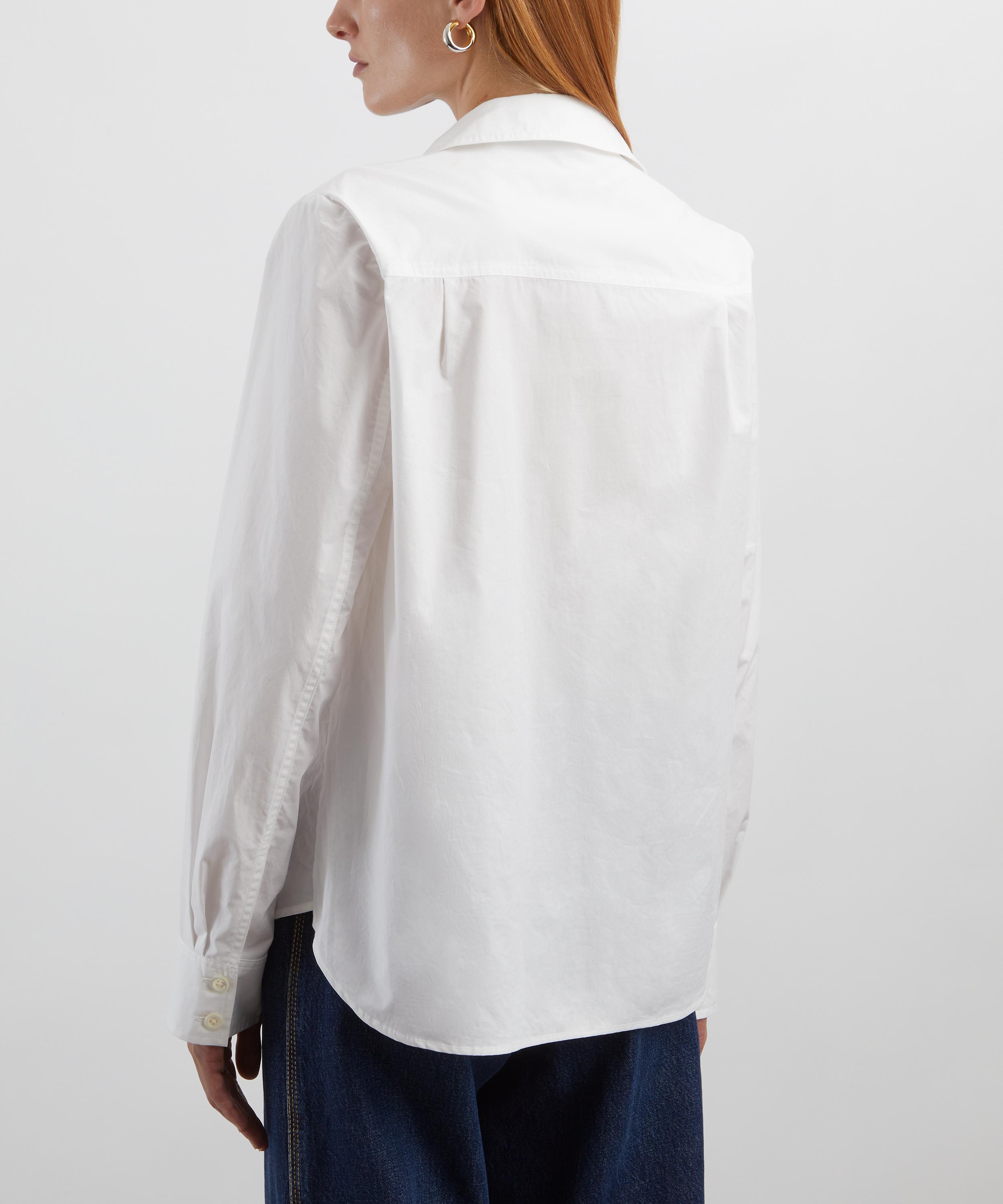 Frame - Low Collar Cotton Shirt image number 3