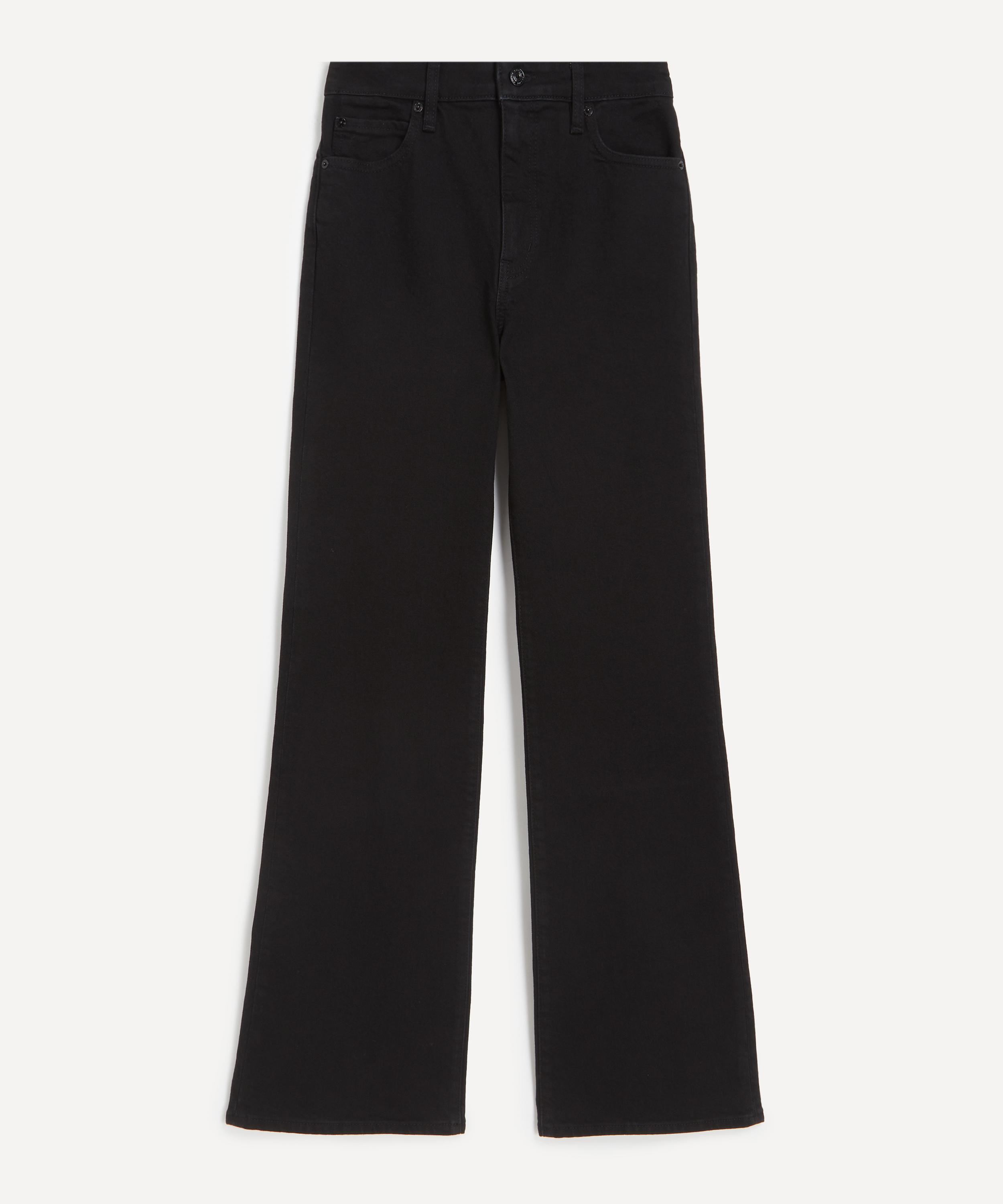 Frame - Arrow High-Rise Bootcut Jeans in Black image number 0