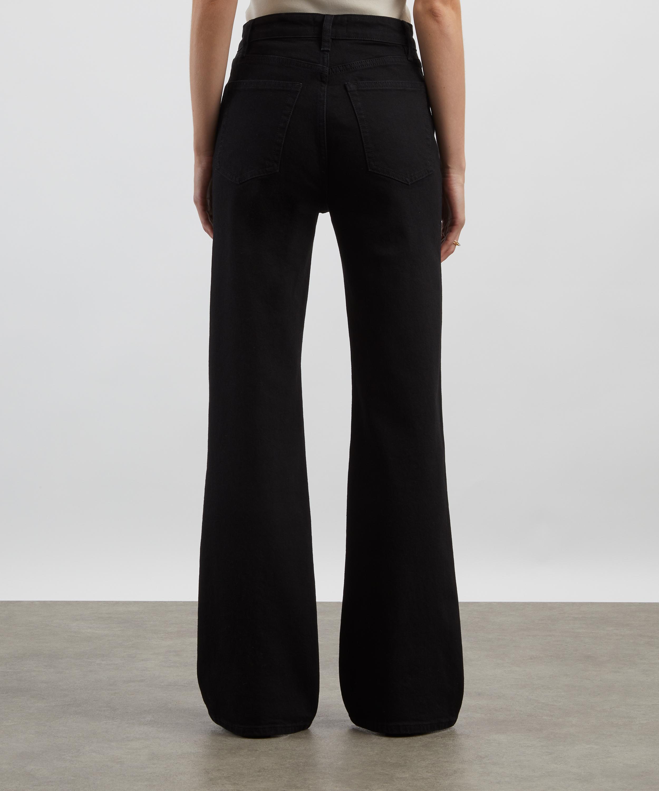 Frame - Arrow High-Rise Bootcut Jeans in Black image number 3