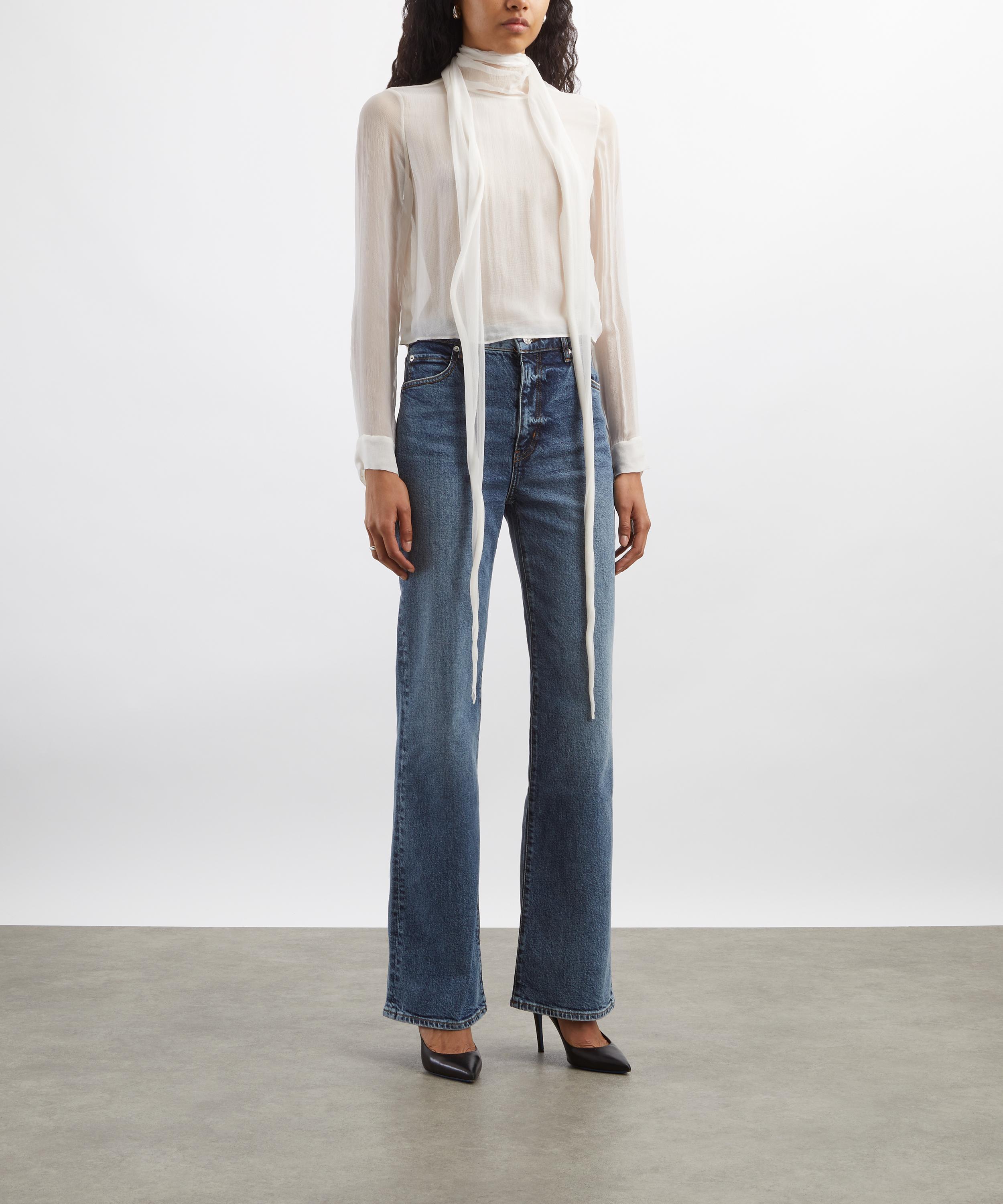 Paige - The Arrow High-Rise Bootcut Jeans image number 1