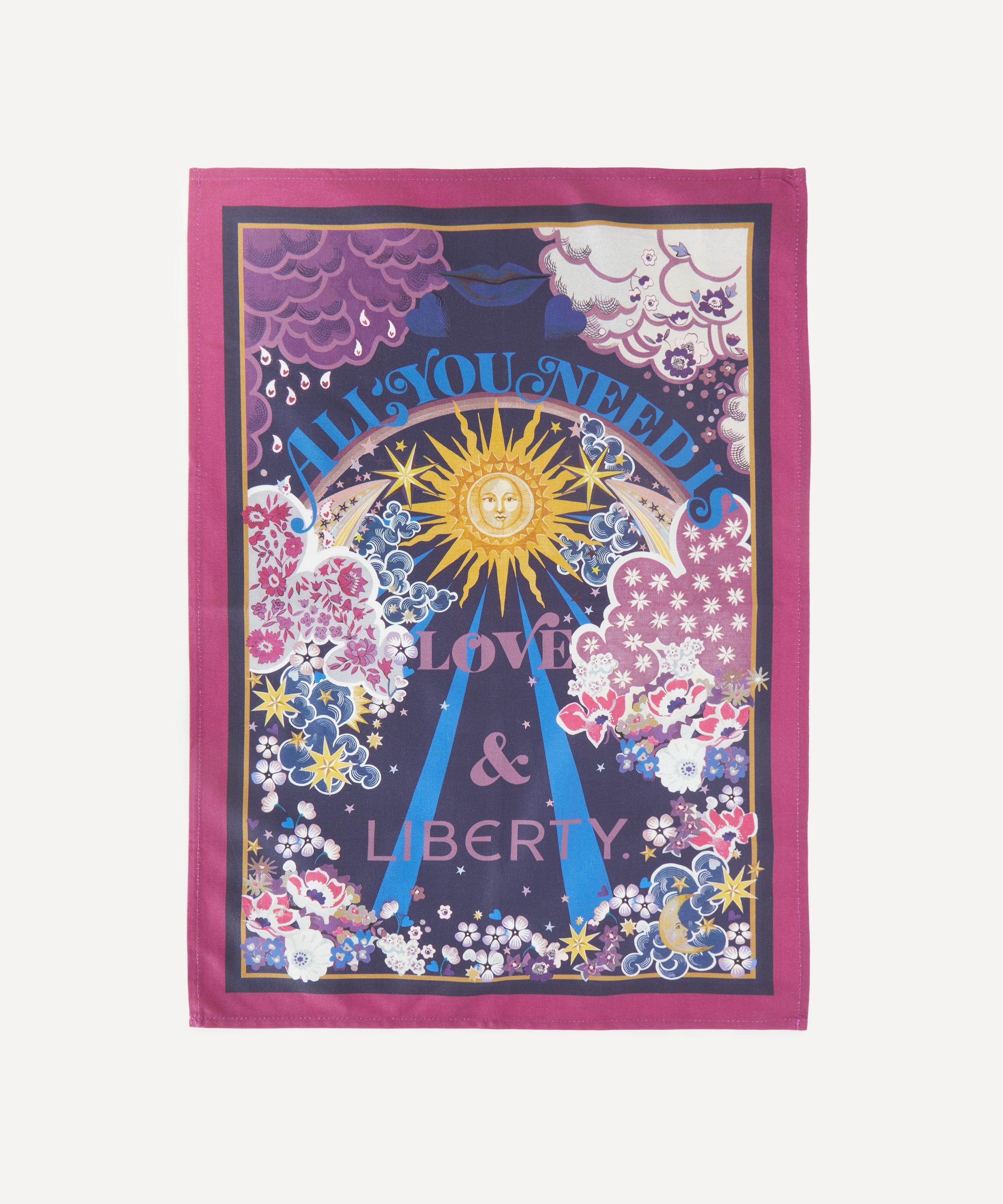 Liberty - All You Need is Love and Liberty Tea Towel image number 2