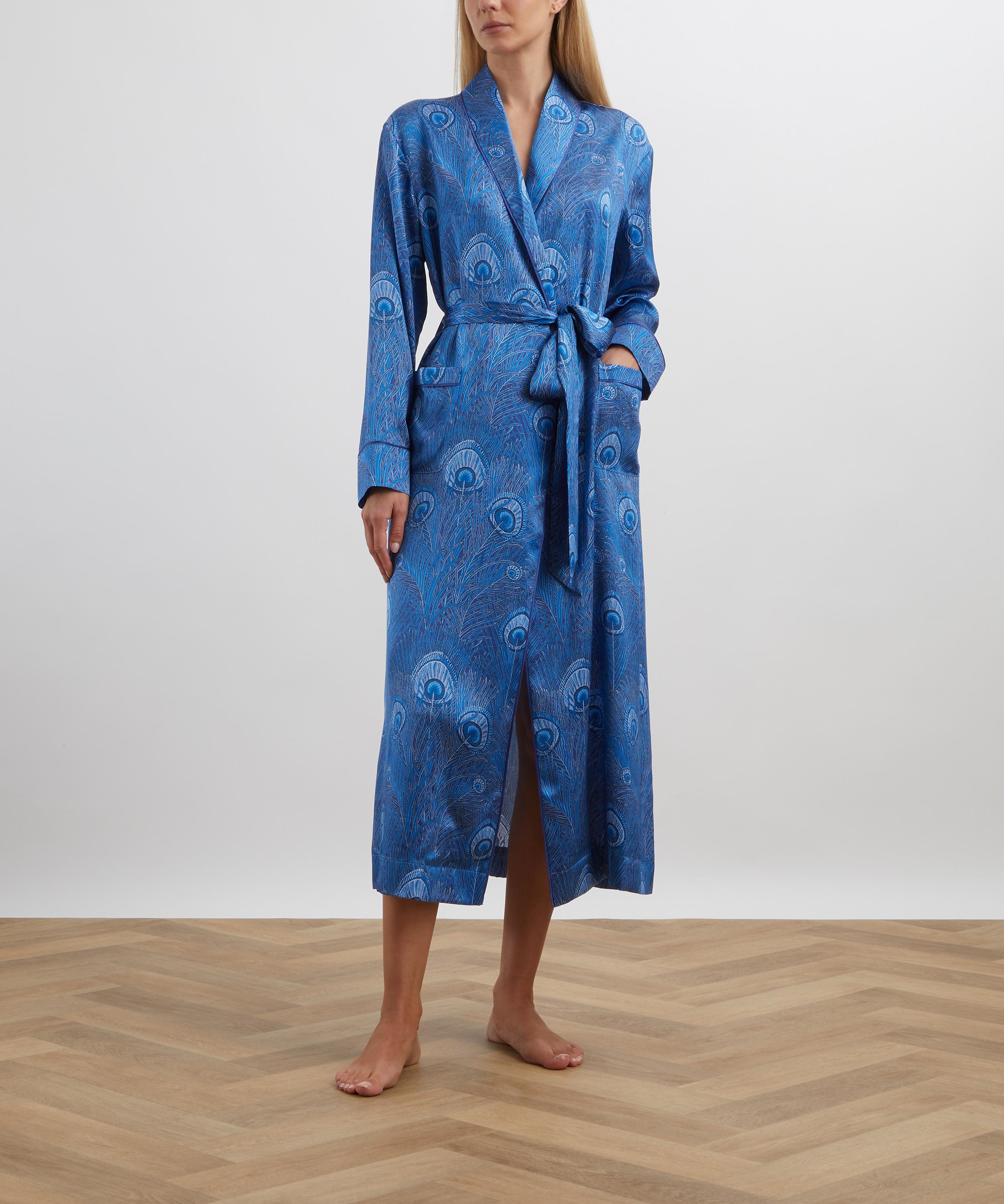 Liberty - Royal Hera Silk-Satin Robe image number 1