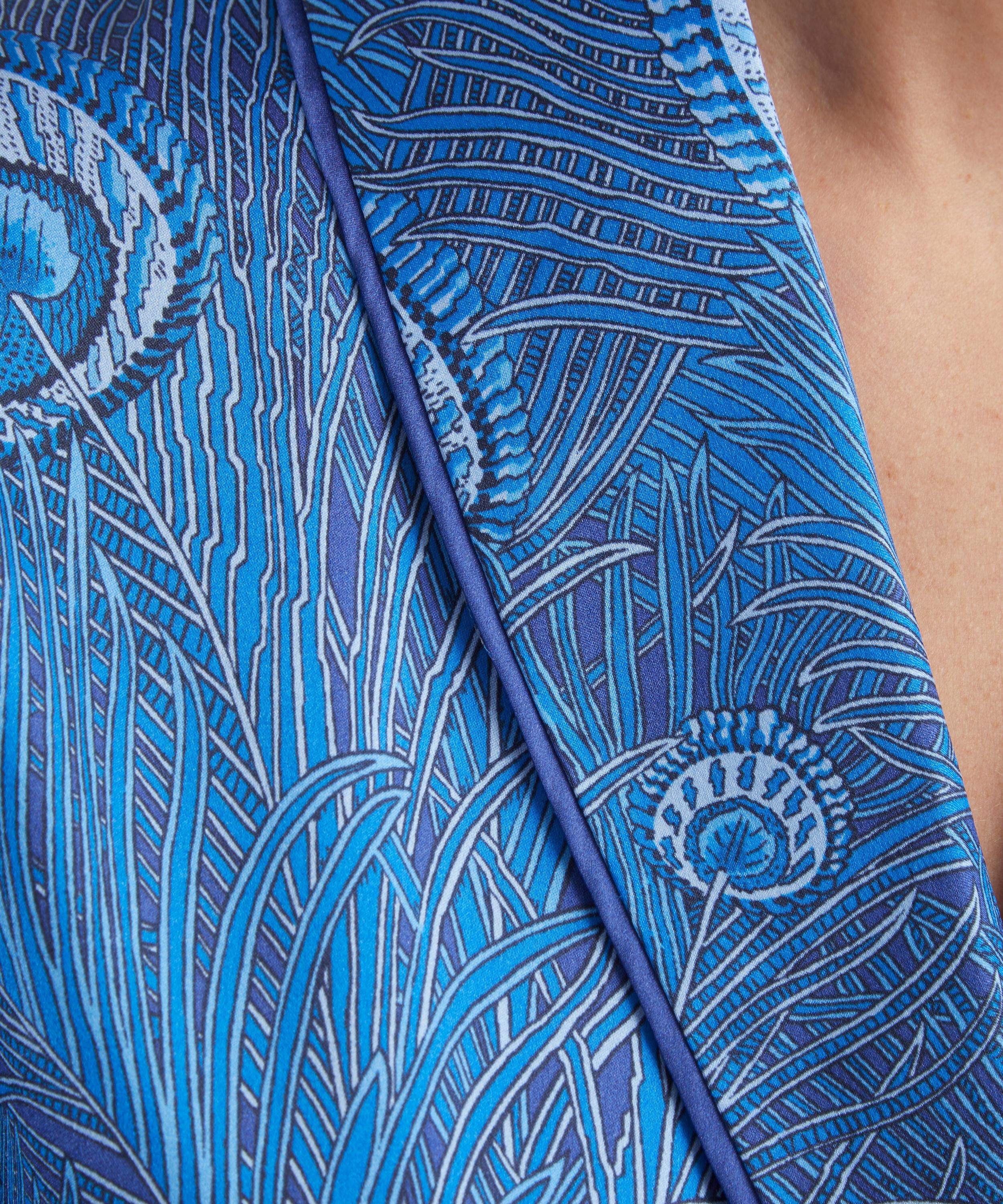 Liberty - Royal Hera Silk-Satin Robe image number 4