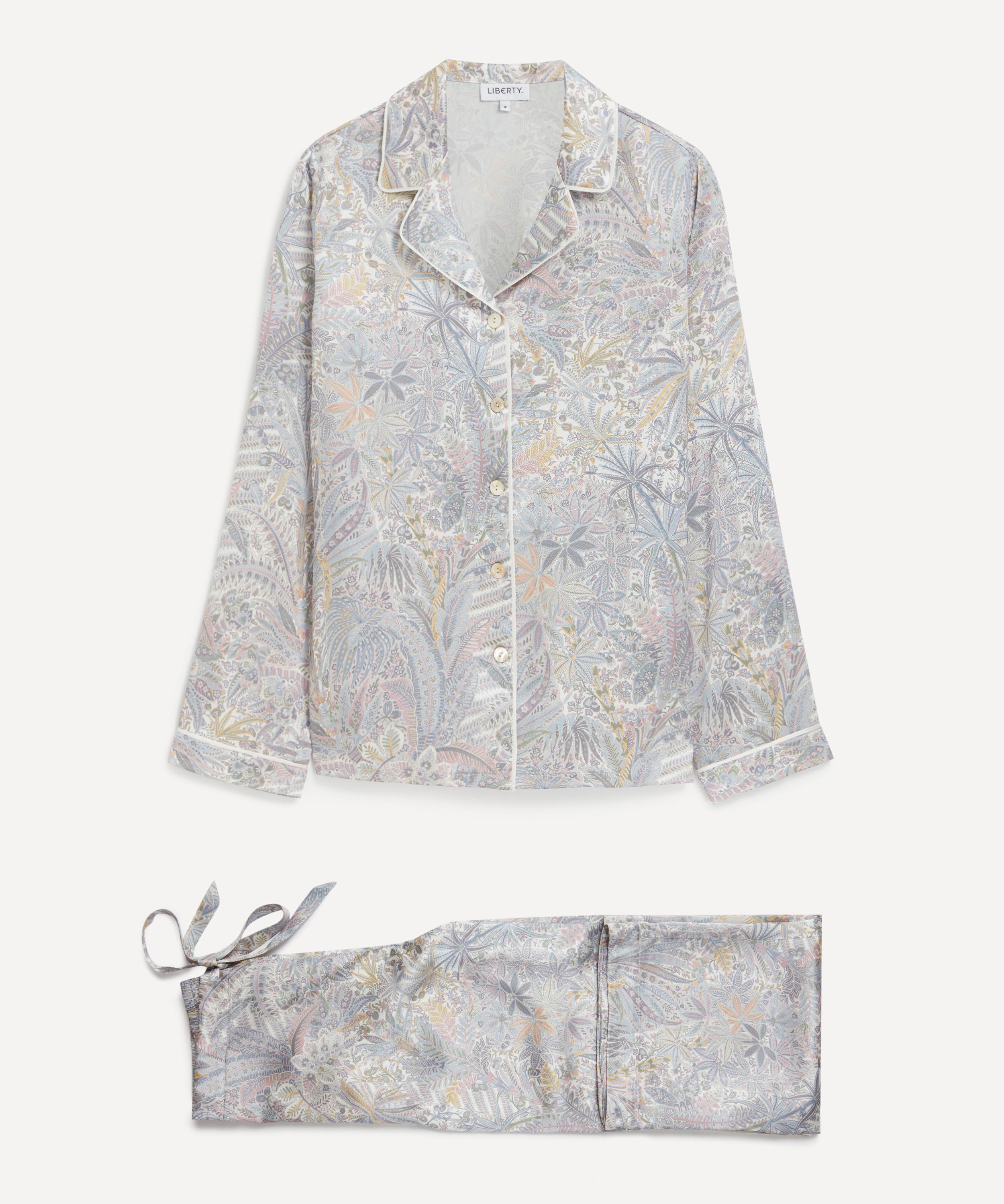 Liberty - Adelphi Voyage Silk-Satin Pyjama Set image number 0