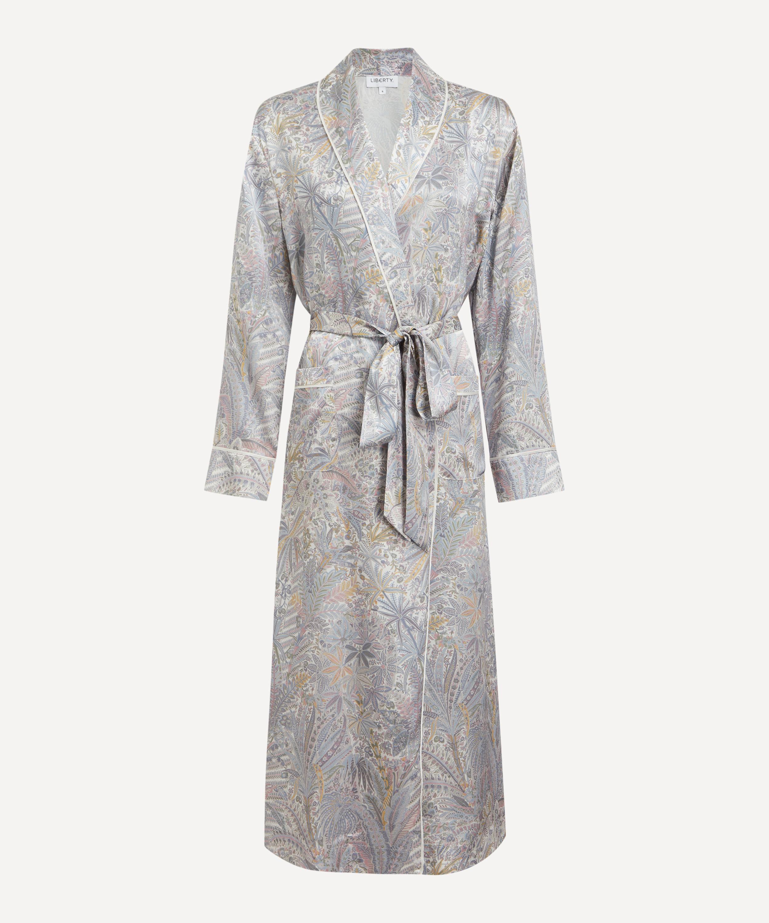 Liberty - Adelphi Voyage Silk-Satin Robe image number 0
