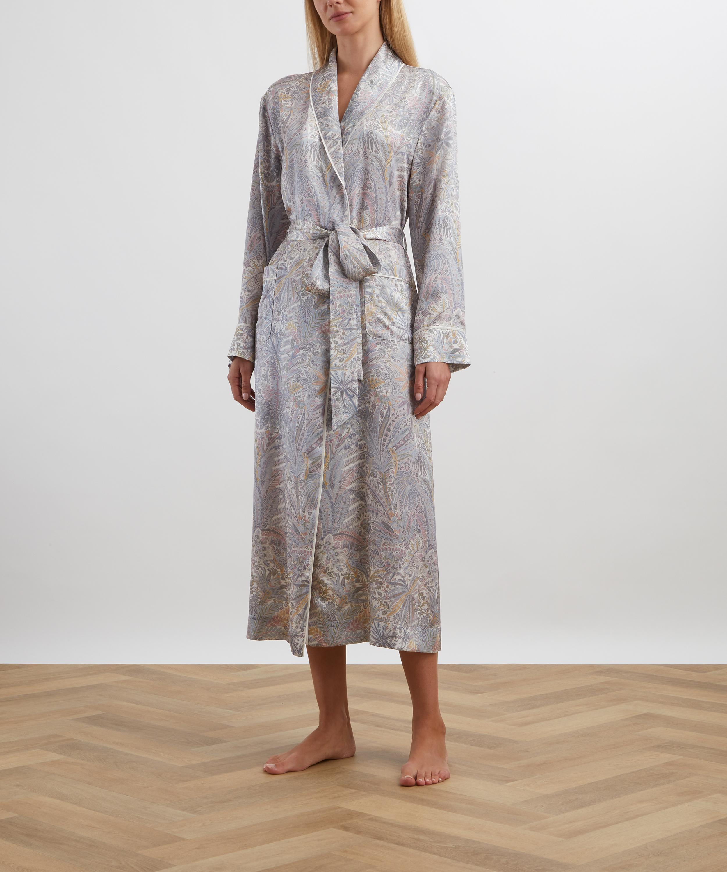 Liberty - Adelphi Voyage Silk-Satin Robe image number 1