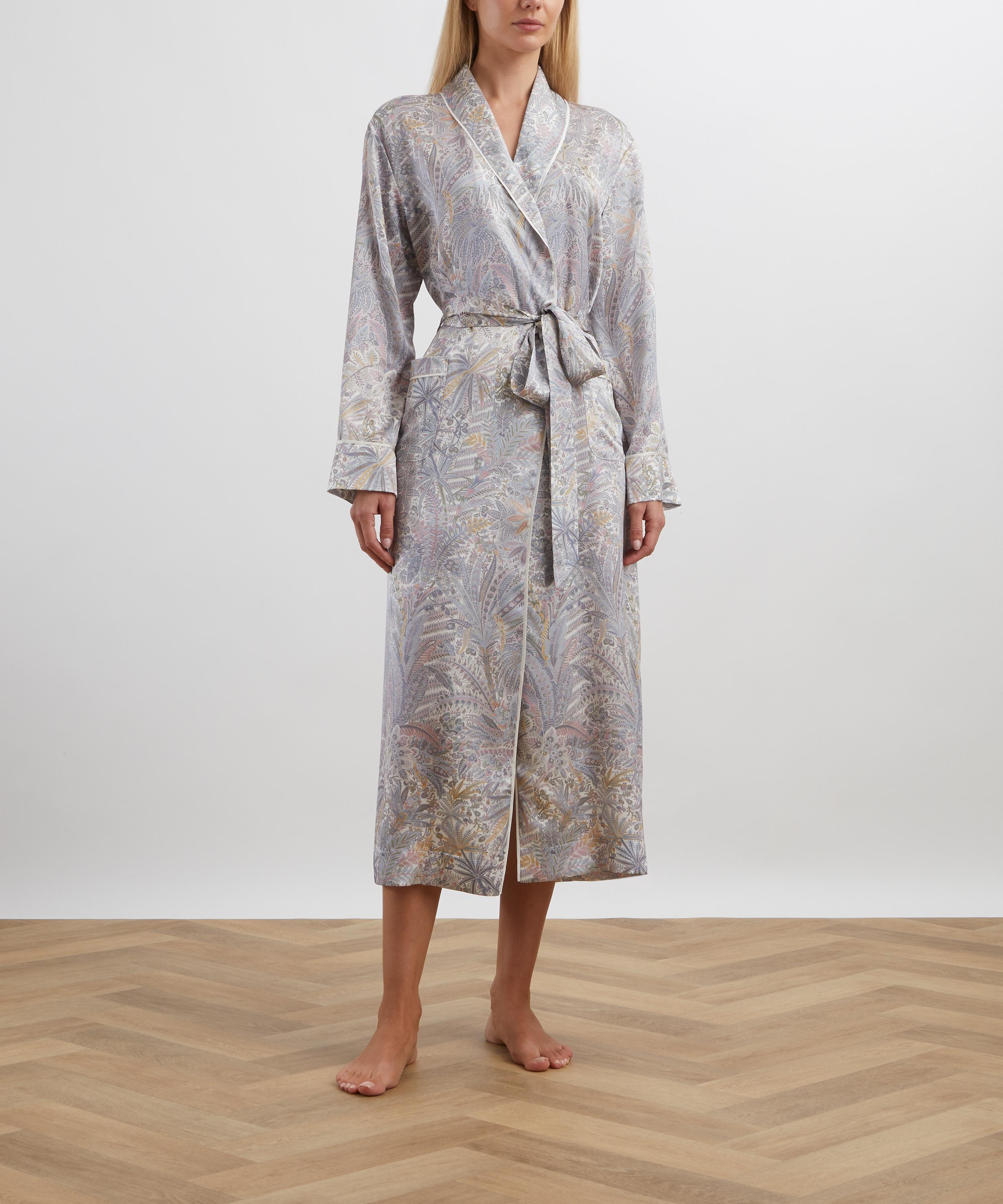 Liberty - Adelphi Voyage Silk-Satin Robe image number 2