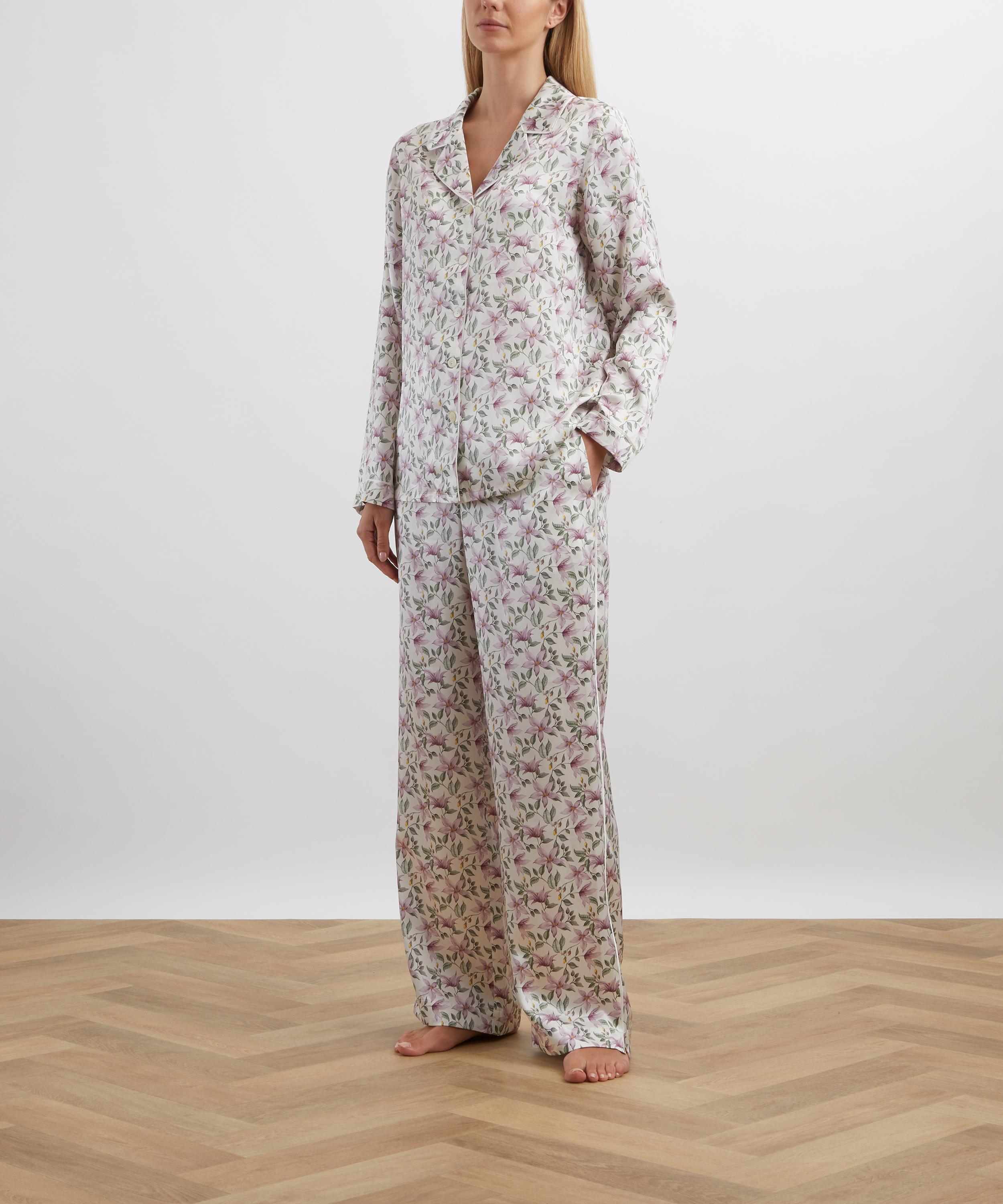 Liberty - Ava Fleur Silk-Satin Pyjama Set image number 1