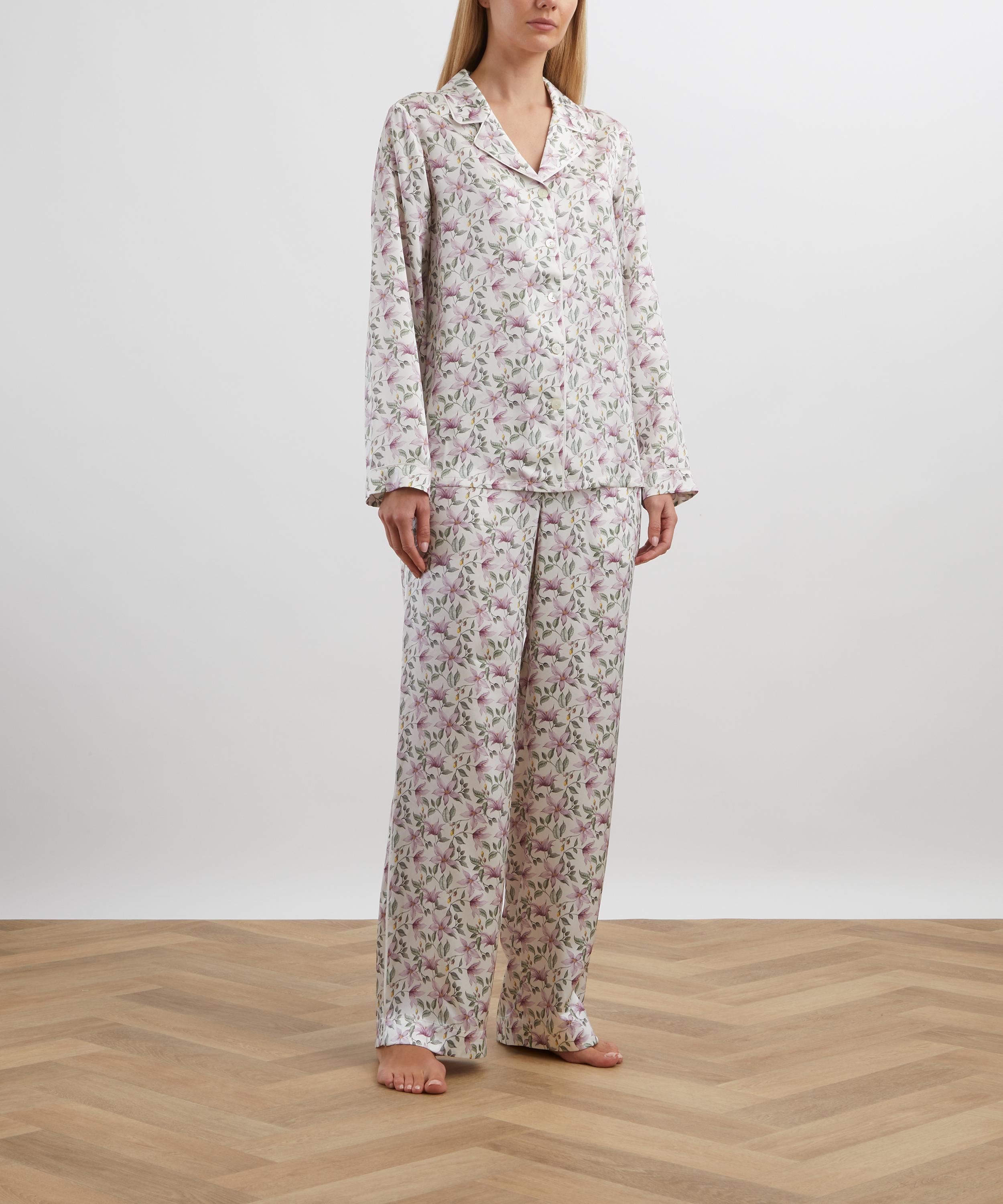 Liberty - Ava Fleur Silk-Satin Pyjama Set image number 2